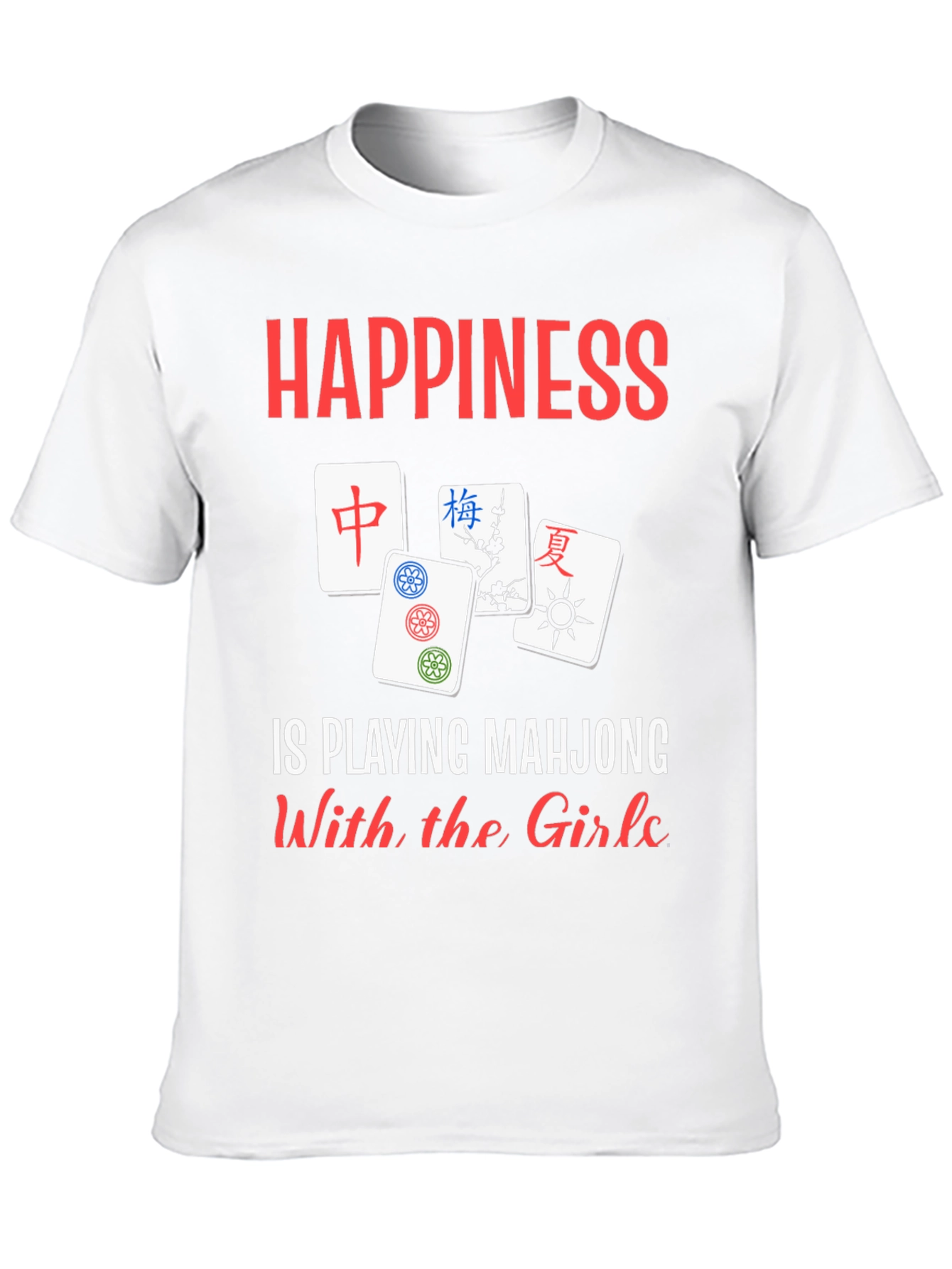 Happiness Playing Mahjong Shirt