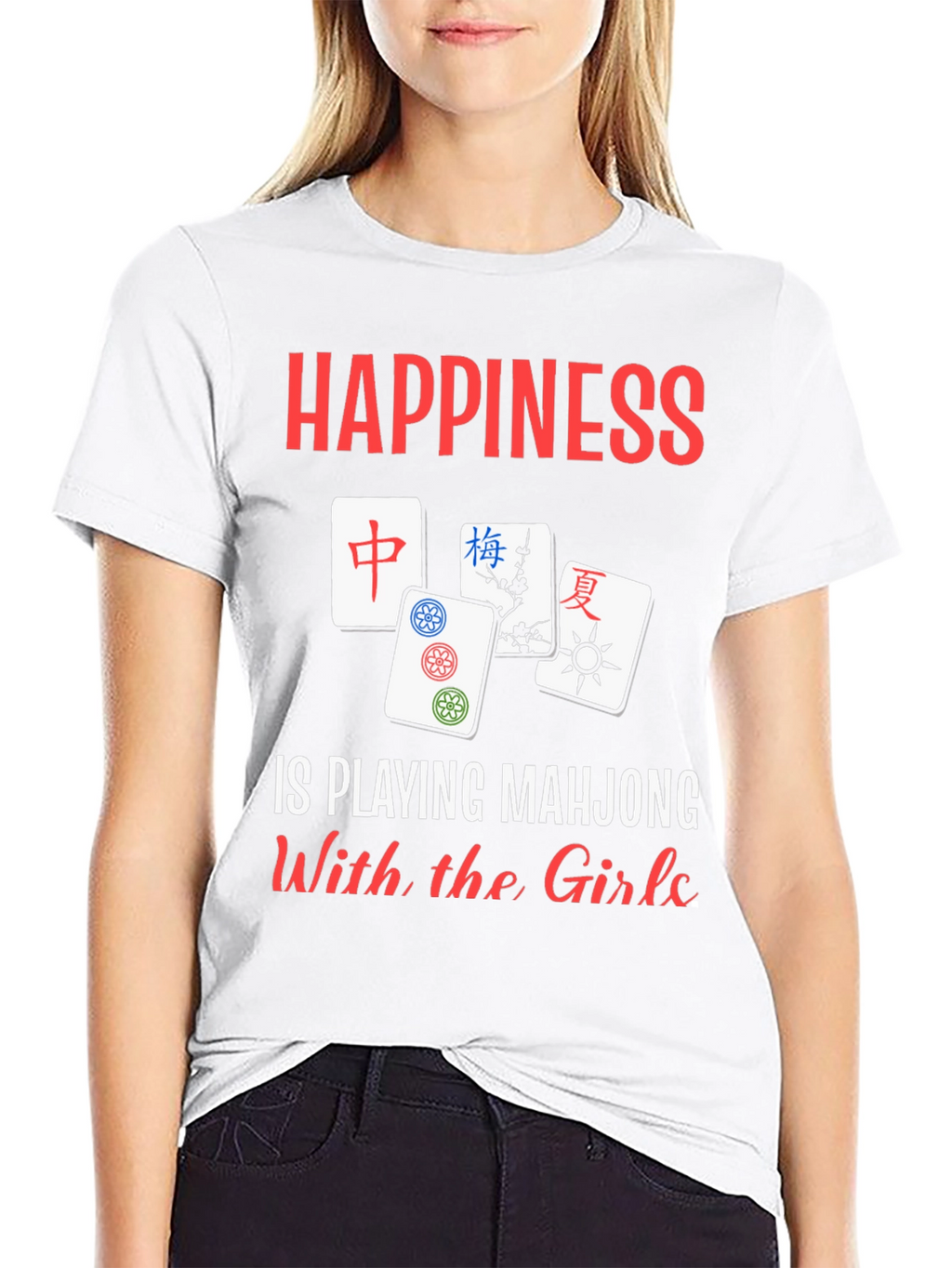 Happiness Playing Mahjong Shirt