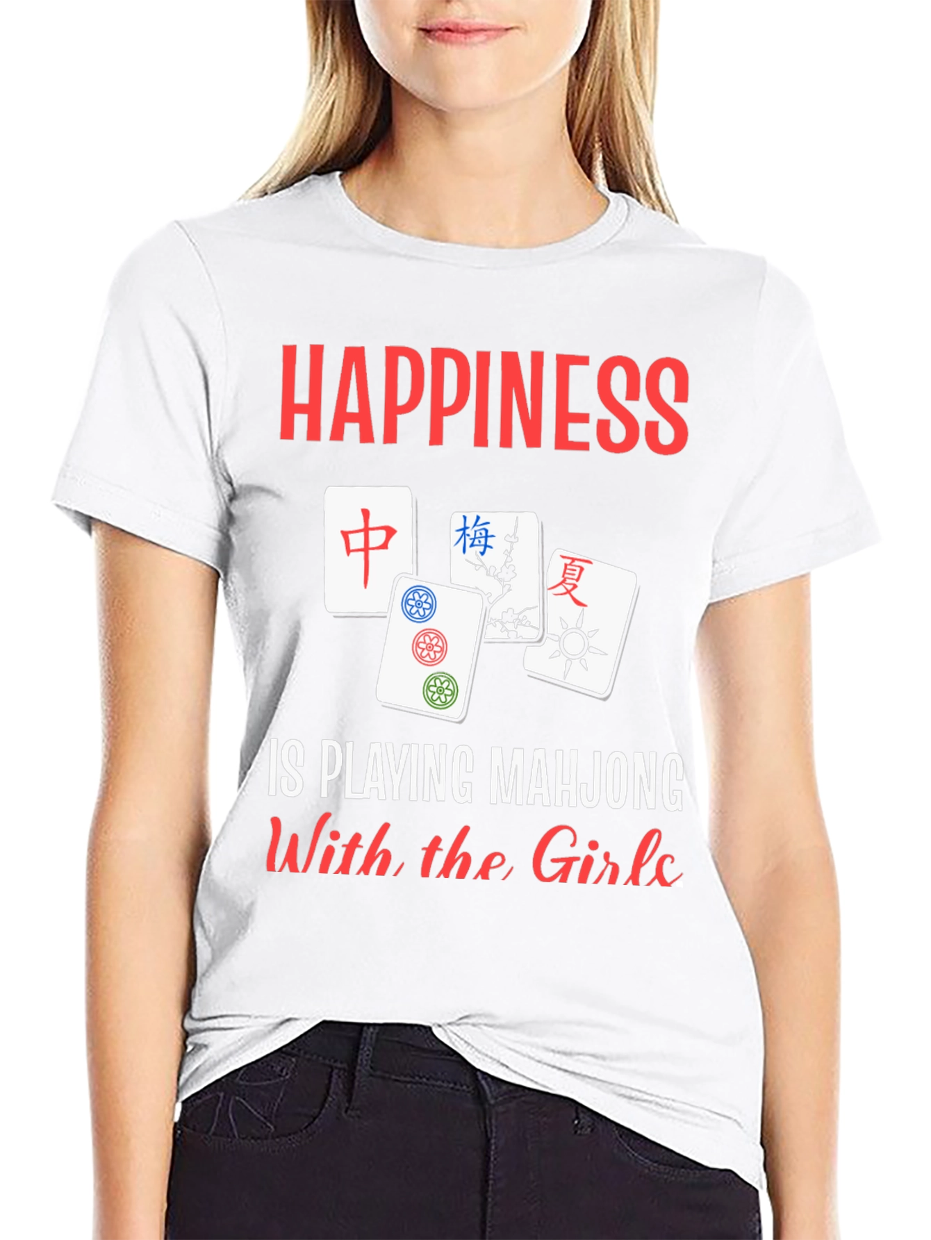 Happiness Playing Mahjong Shirt