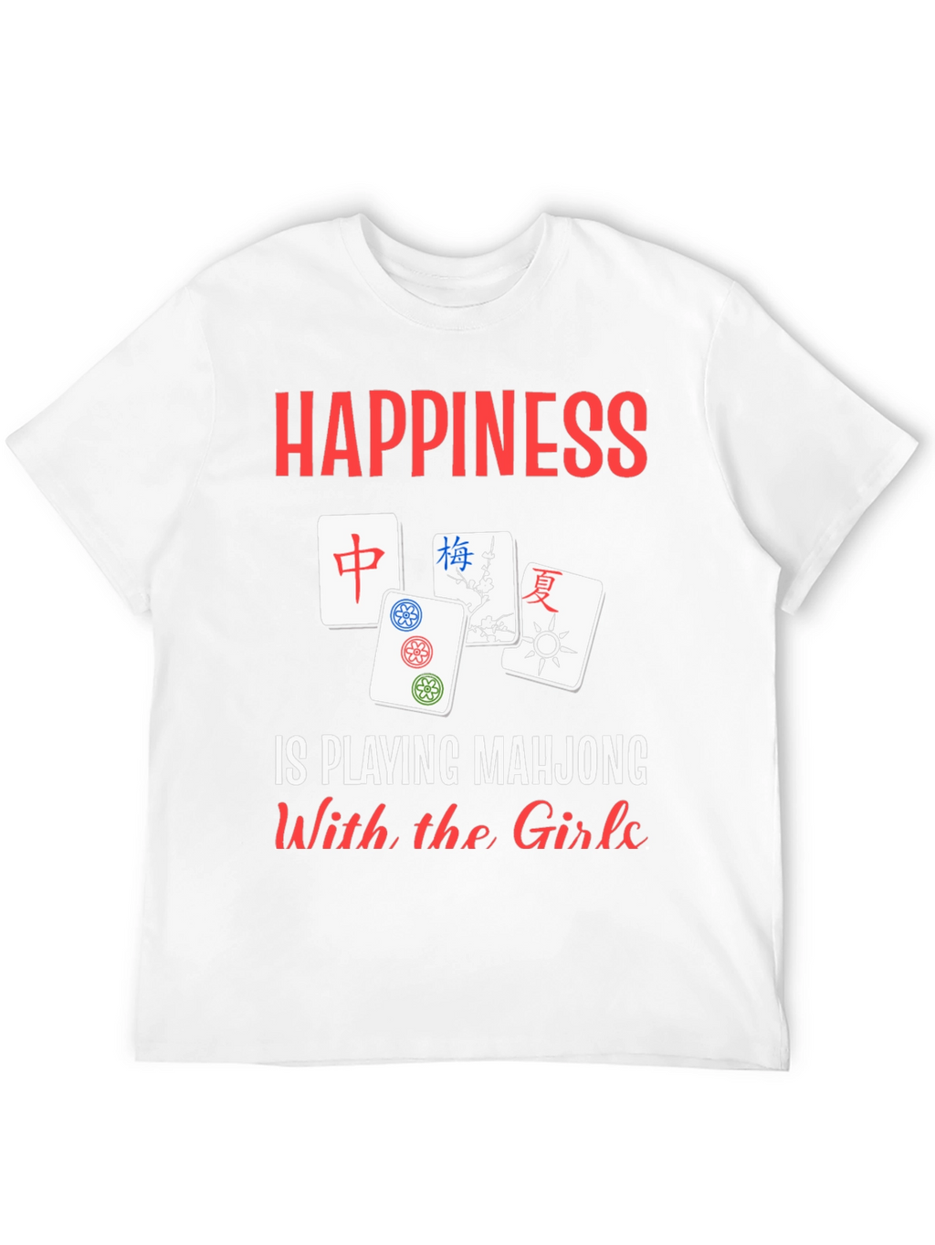 Happiness Playing Mahjong Shirt