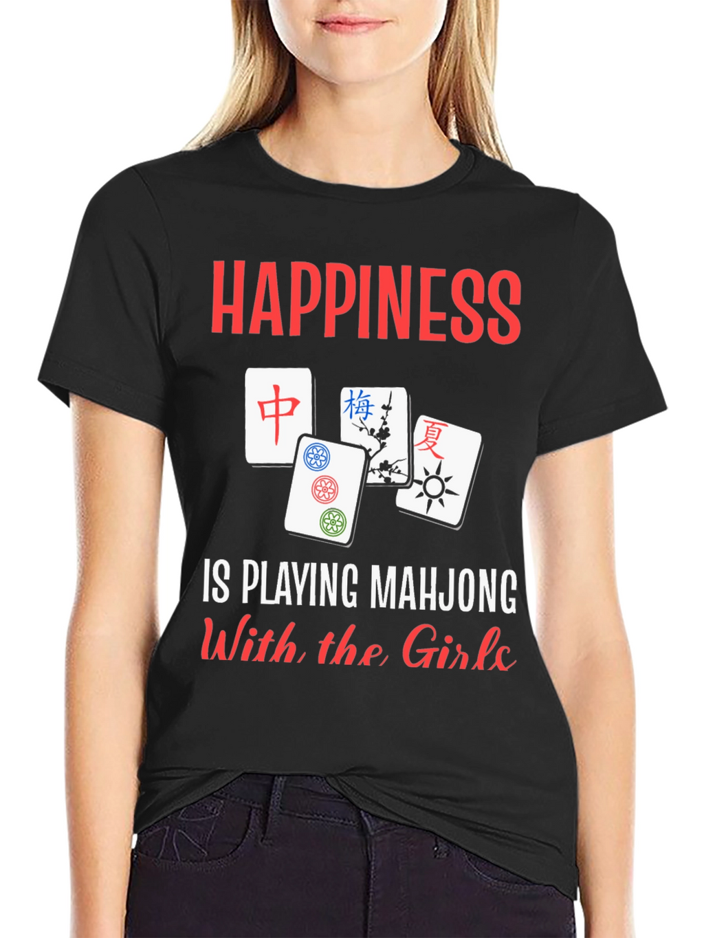 Happiness Playing Mahjong Shirt
