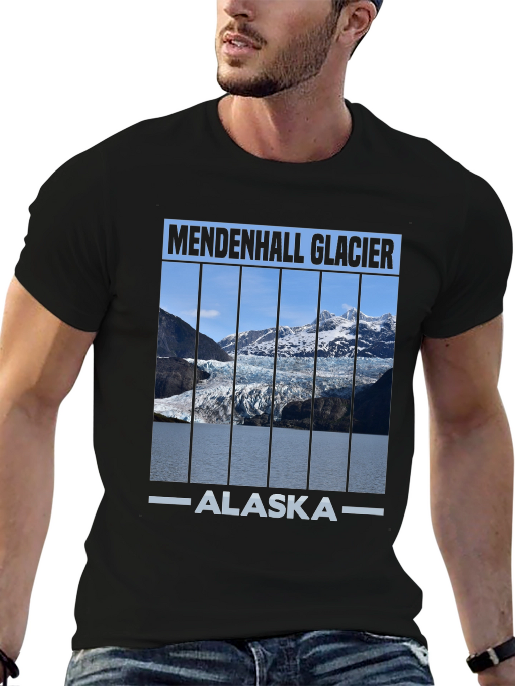 Mendenhall Glacier Alaska Graphic T-Shirt