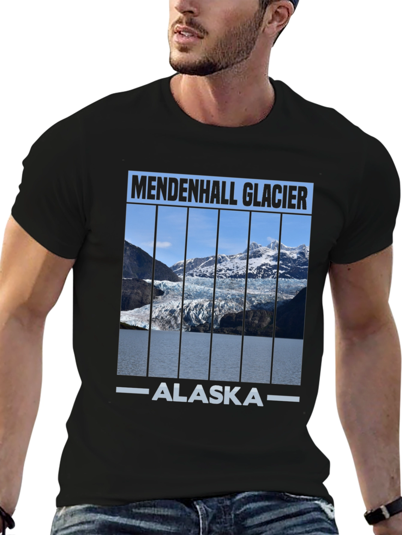Mendenhall Glacier Alaska Graphic T-Shirt