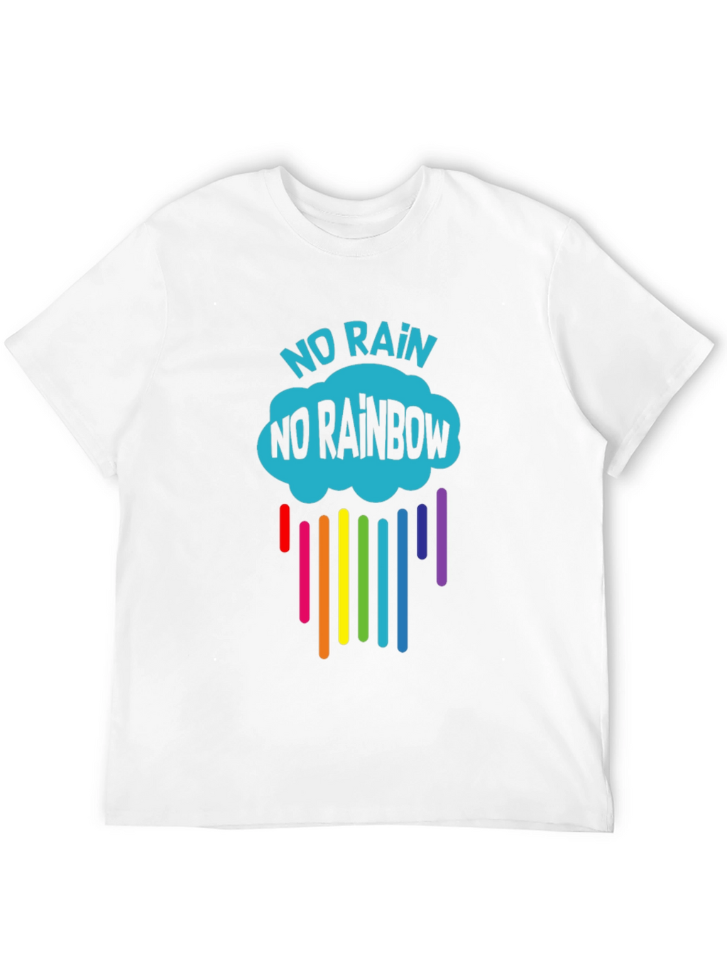 No Rain No Rainbow Graphic T-Shirt