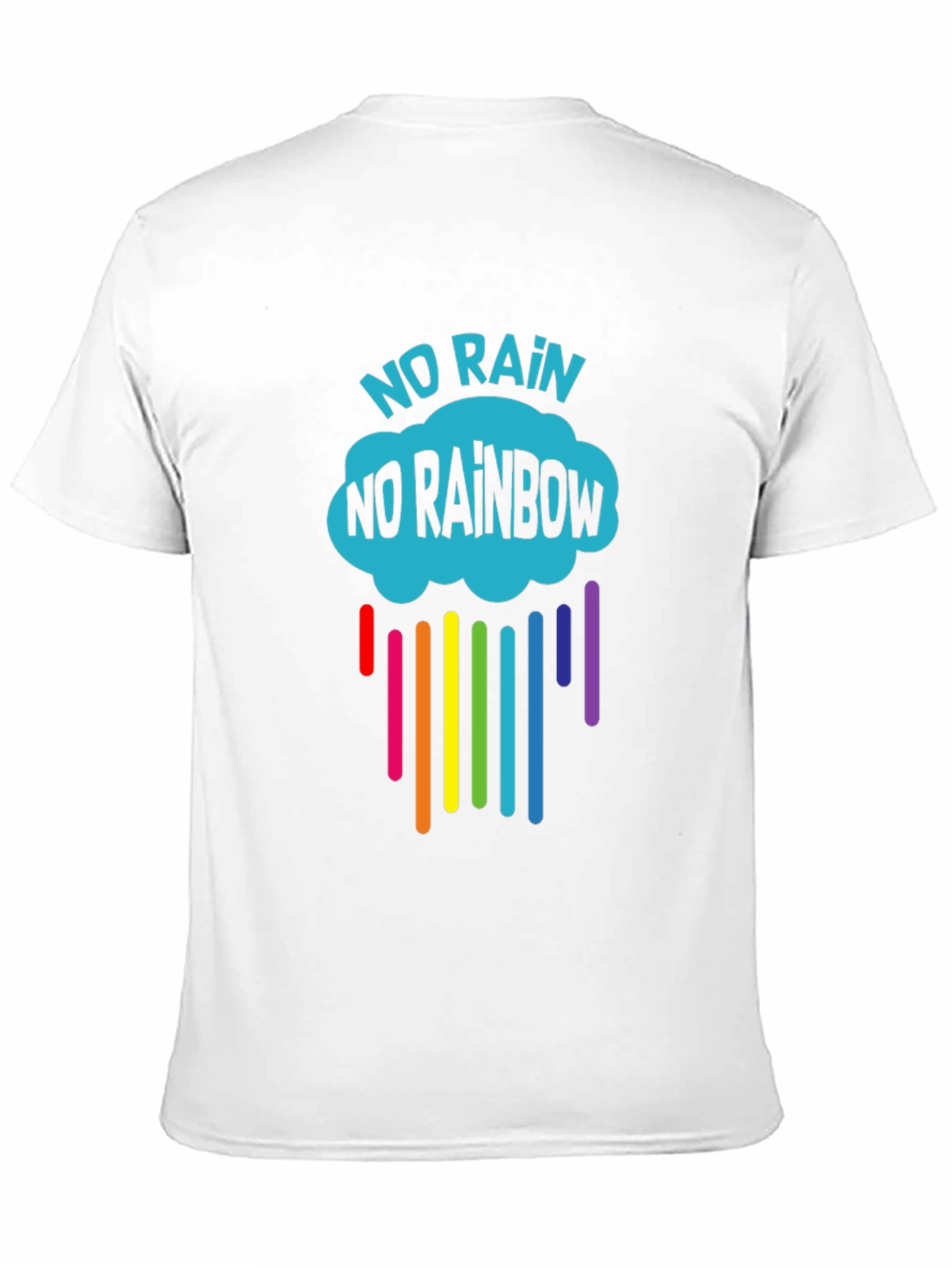 No Rain No Rainbow Graphic T-Shirt