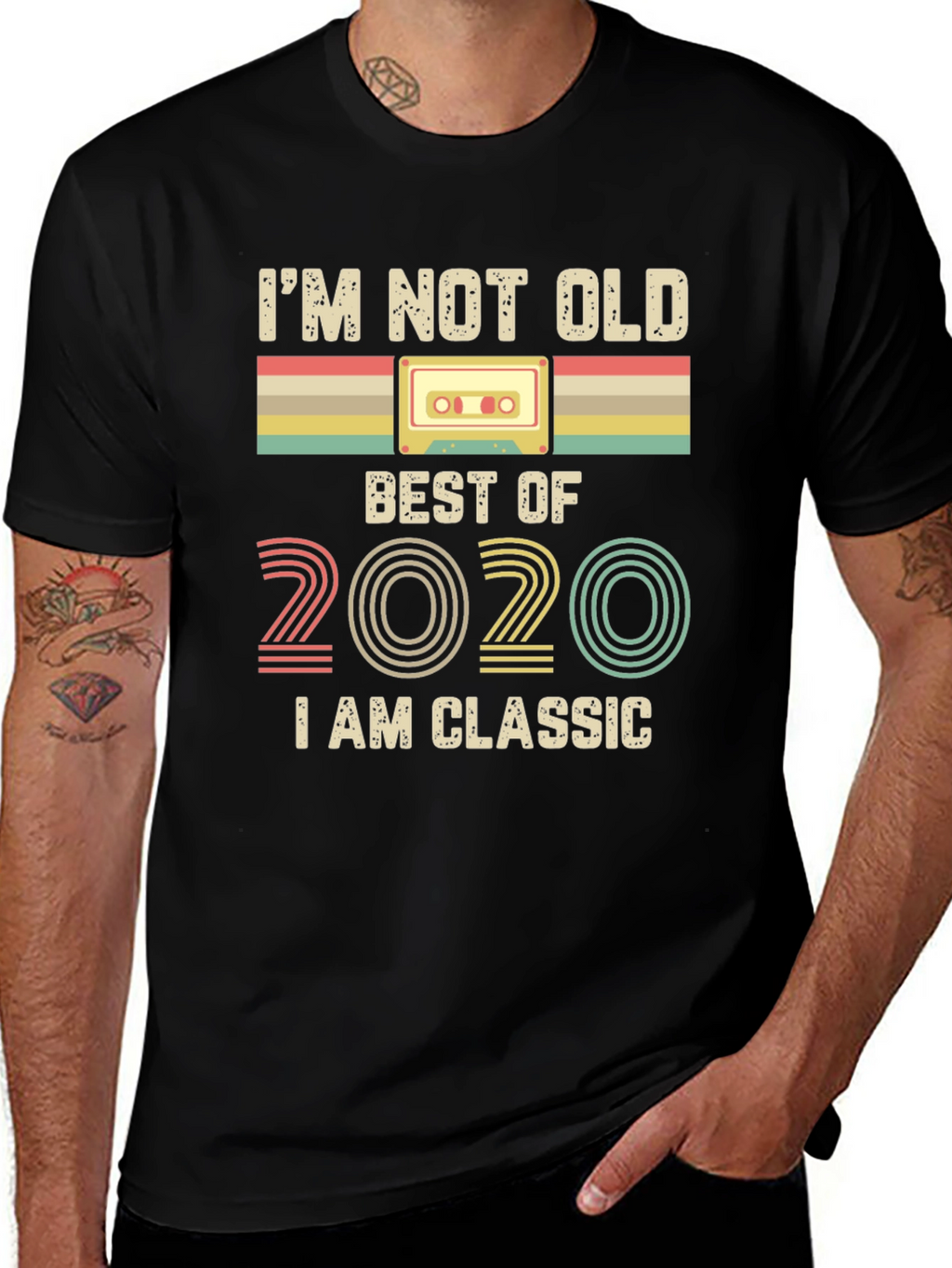 Im Not Old Im Classic 2020 Cassette Tape T-Shirt