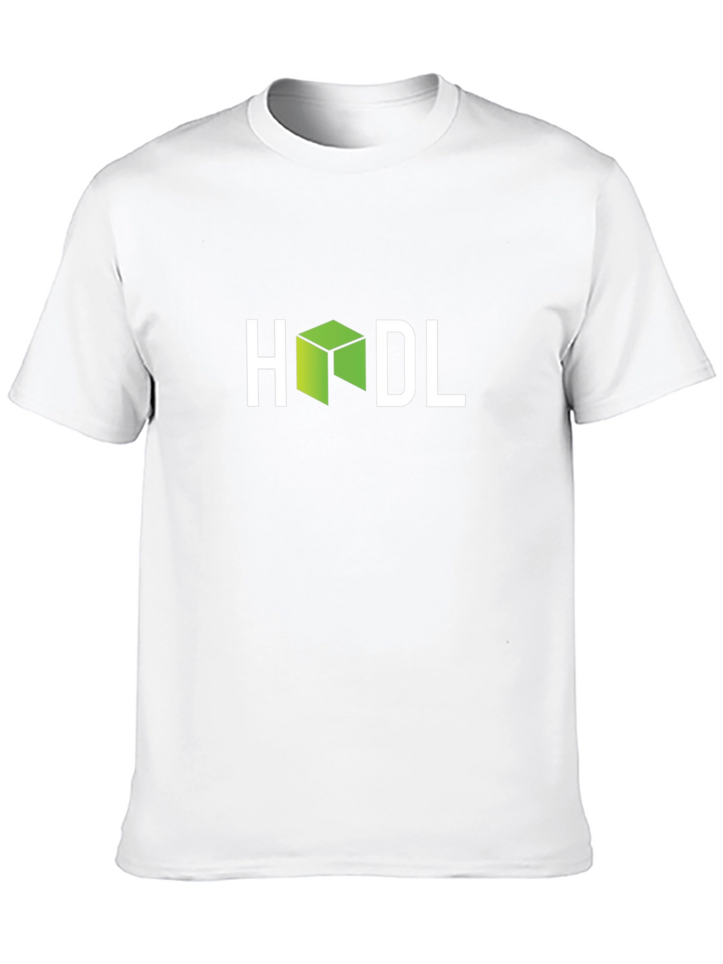 HODL Crypto T-Shirt - Green Cube Design
