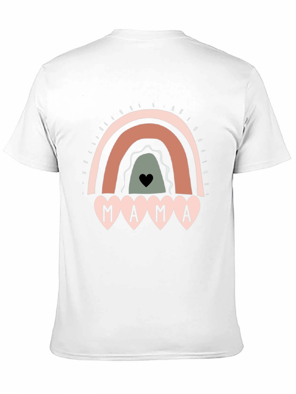 Mama Rainbow Graphic Tee - Cute Mothers Day Shirt