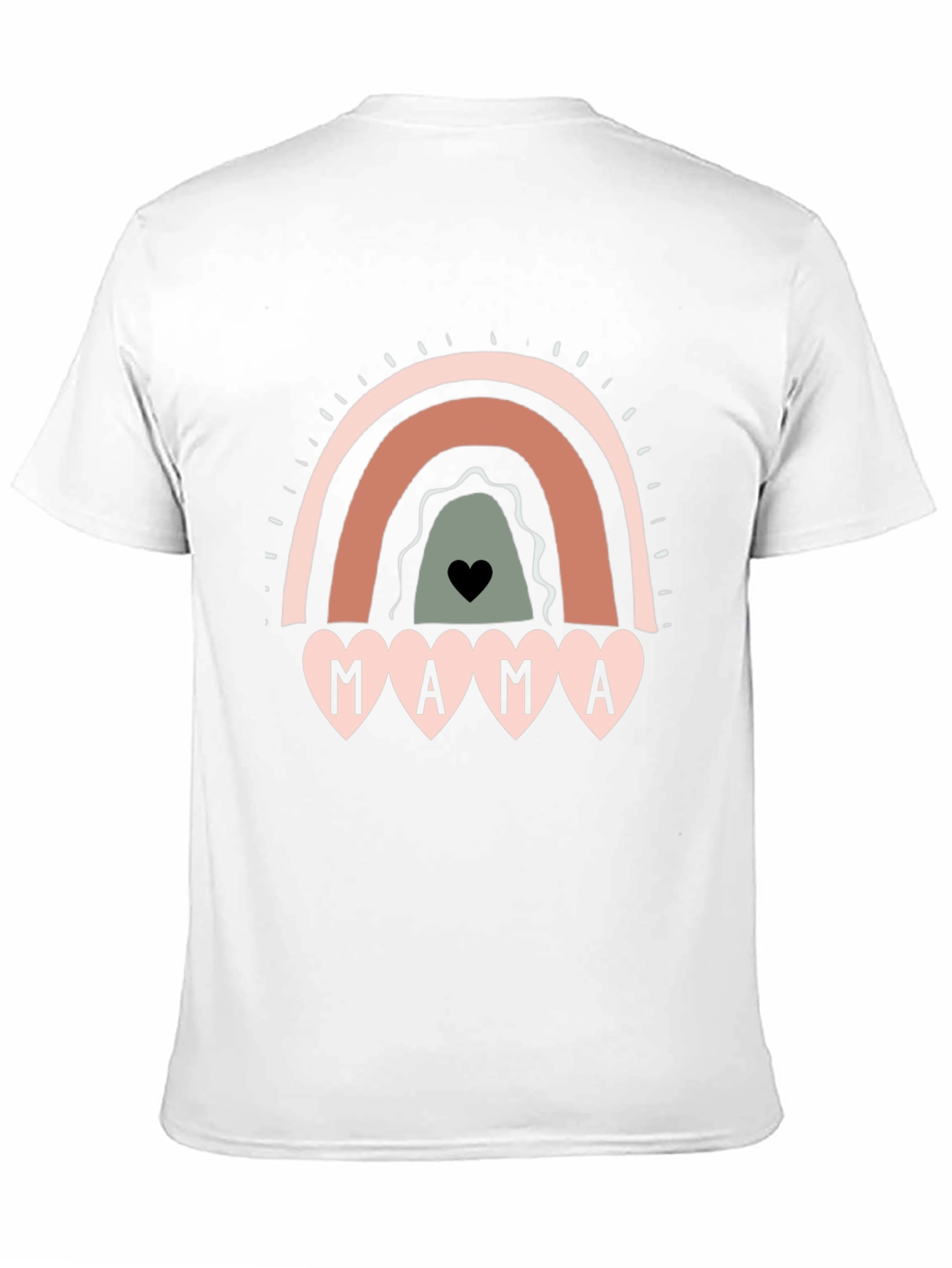 Mama Rainbow Graphic Tee - Cute Mothers Day Shirt