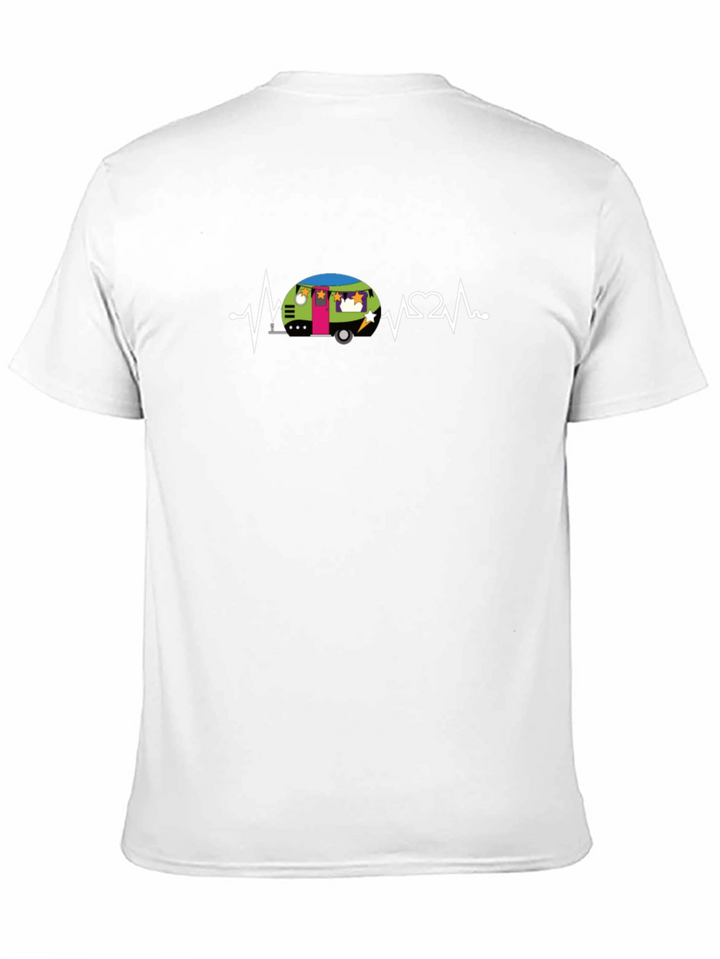 Heartbeat Camper Graphic Tee - Black