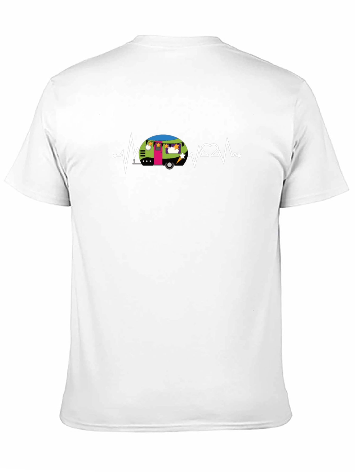 Heartbeat Camper Graphic Tee - Black