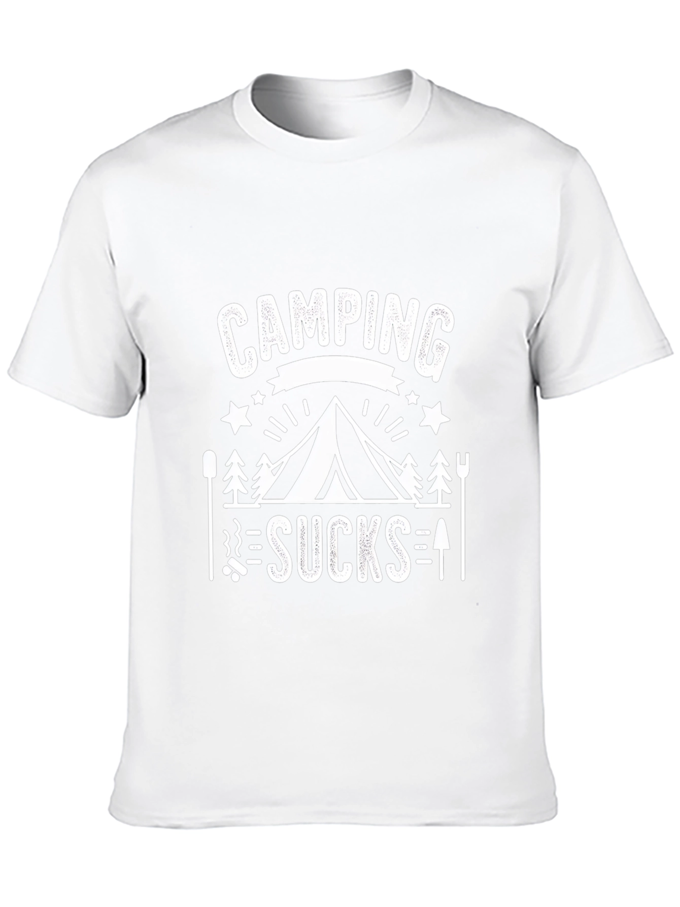 Camping Sucks T-Shirt - Humorous Outdoor Apparel
