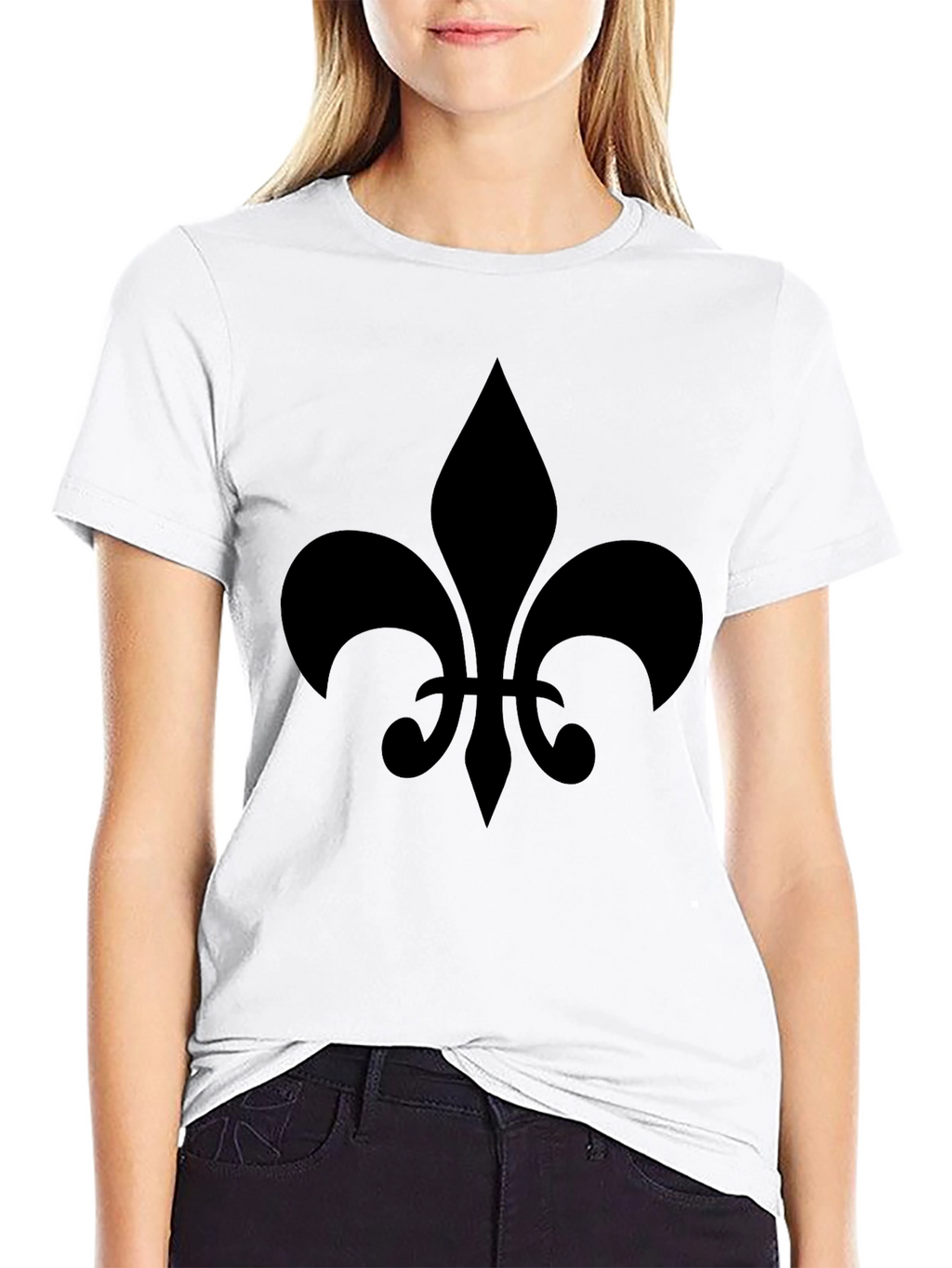 Fleur-de-lis Graphic T-Shirt - Classic Design