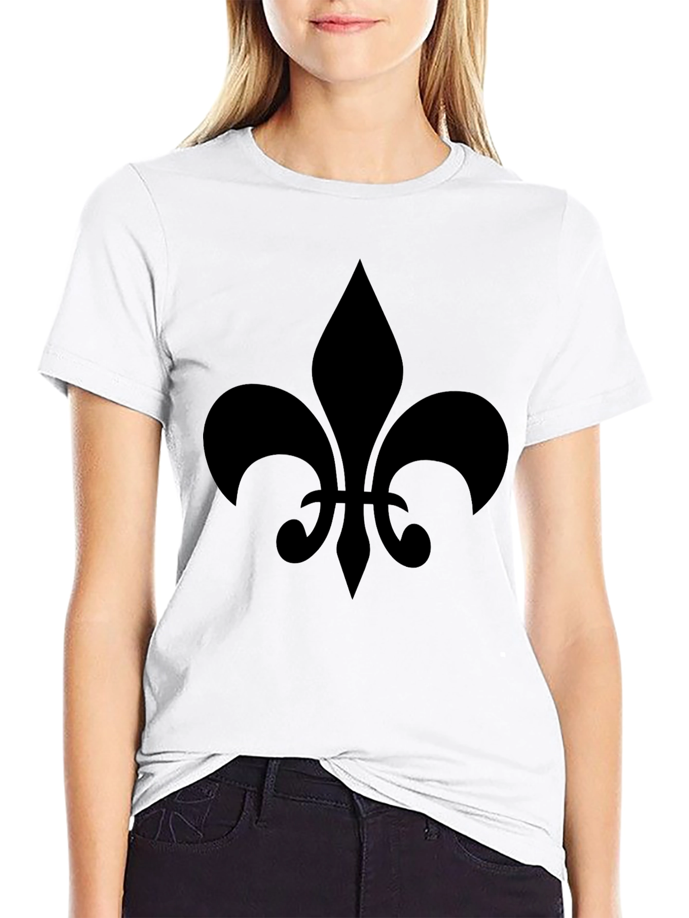 Fleur-de-lis Graphic T-Shirt - Classic Design