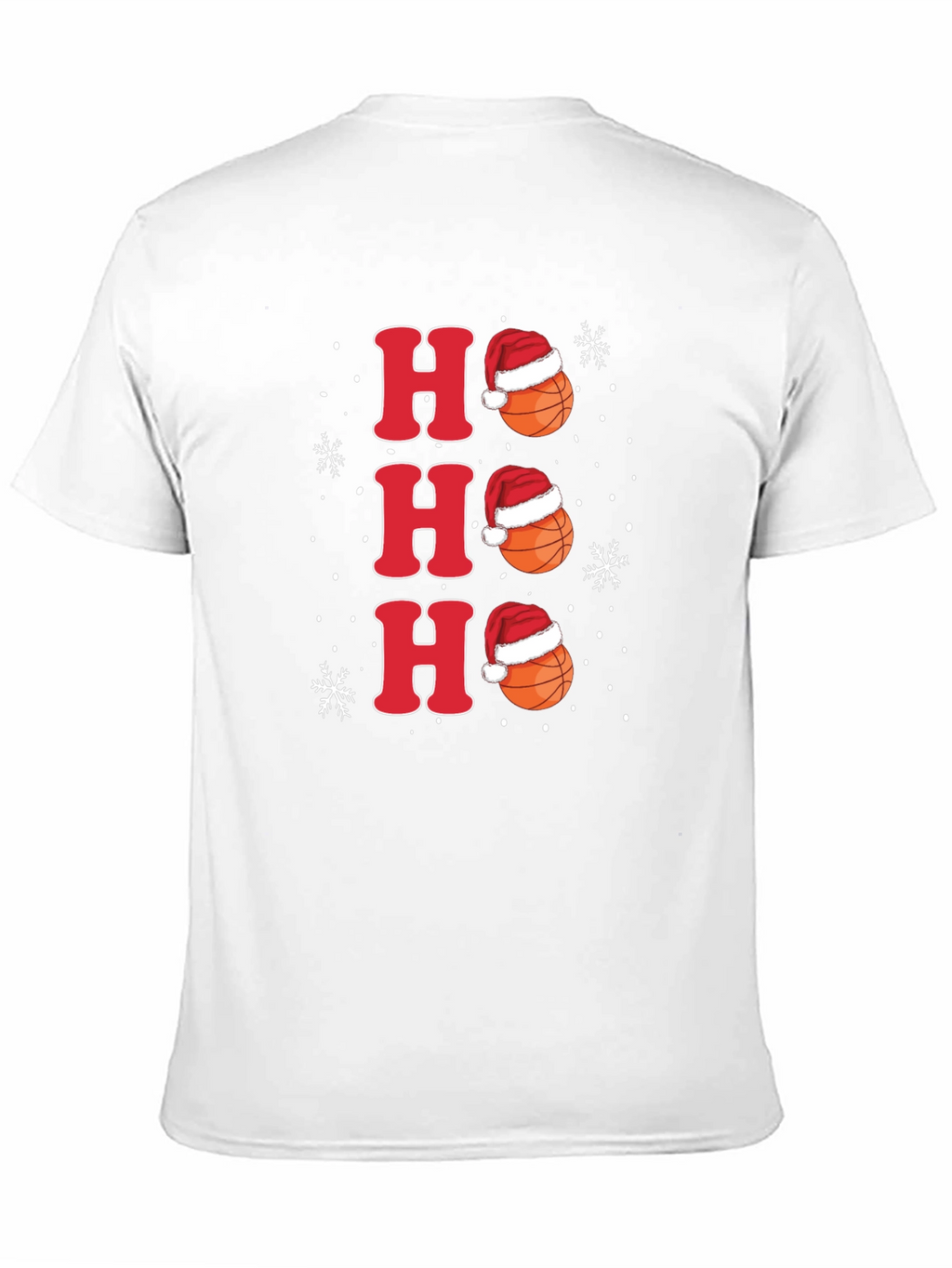 Ho Ho Ho Basketball Christmas Holiday Tee