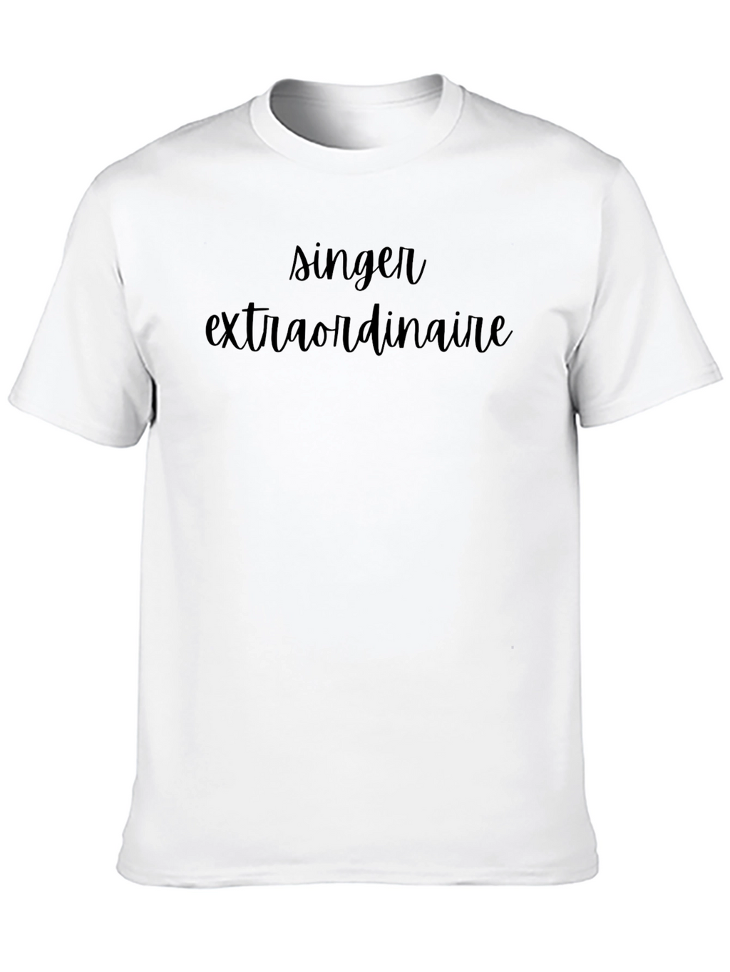 Singer Extraordinaire Black Graphic Tee
