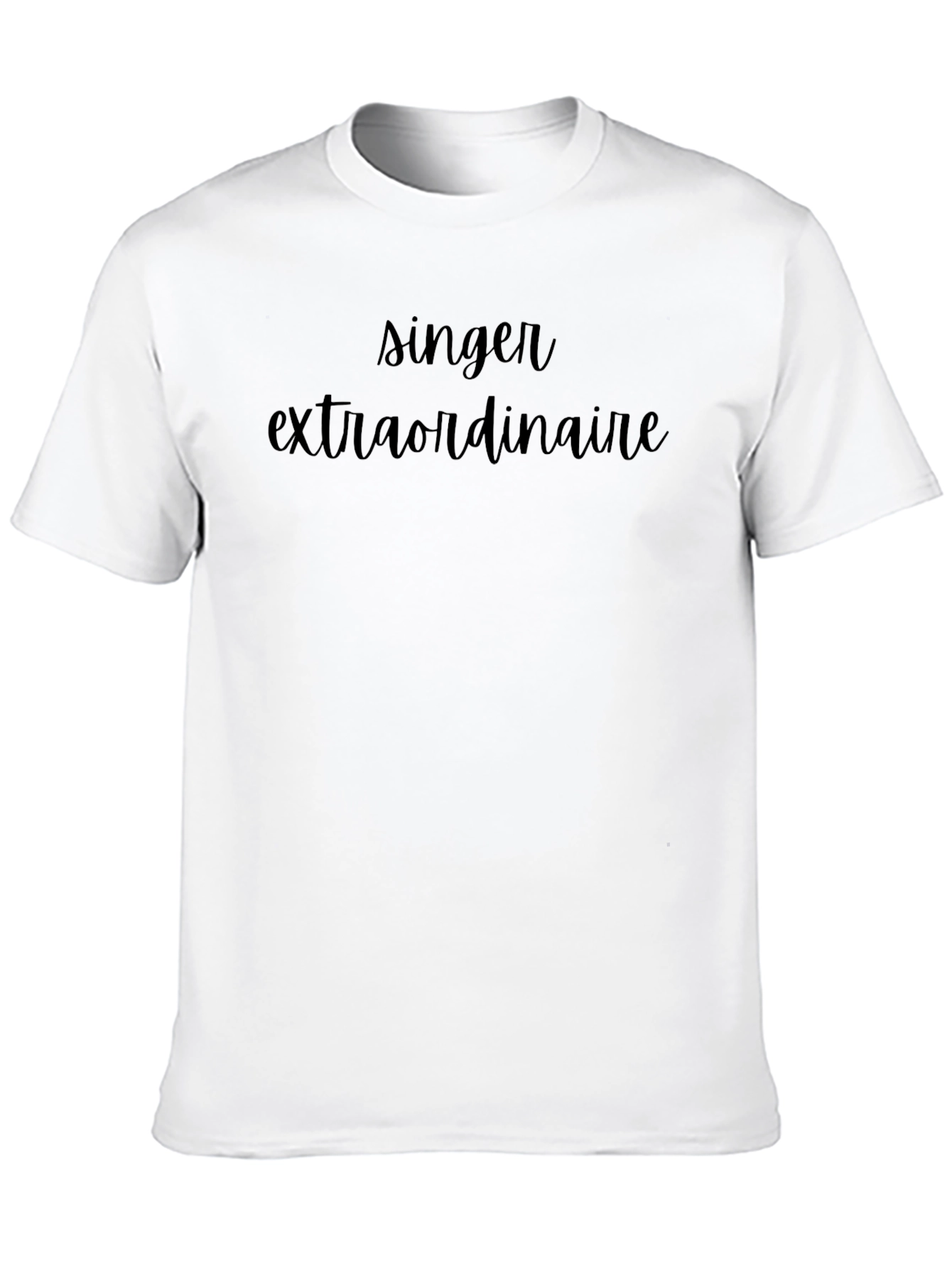 Singer Extraordinaire Black Graphic Tee