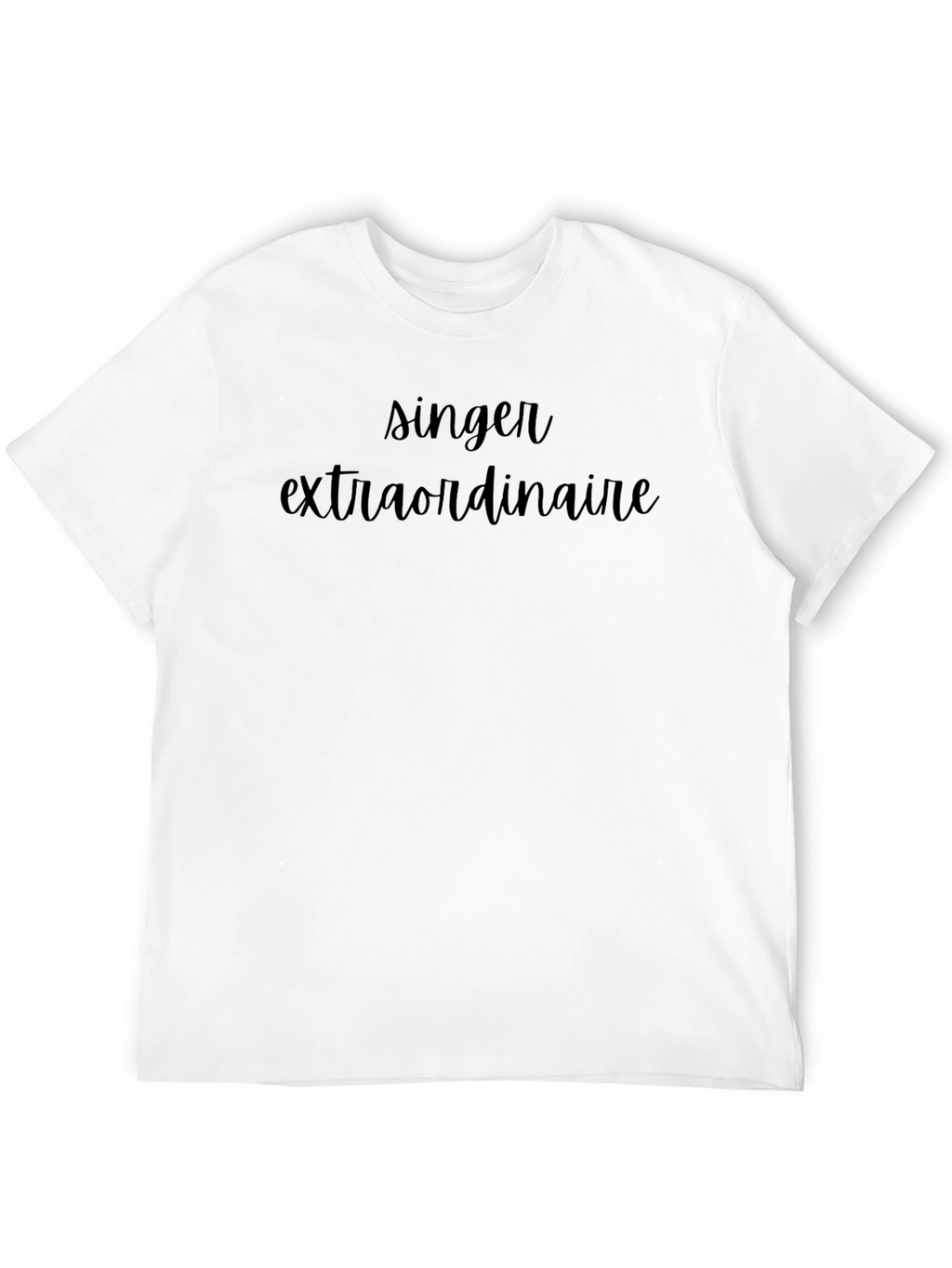 Singer Extraordinaire Black Graphic Tee