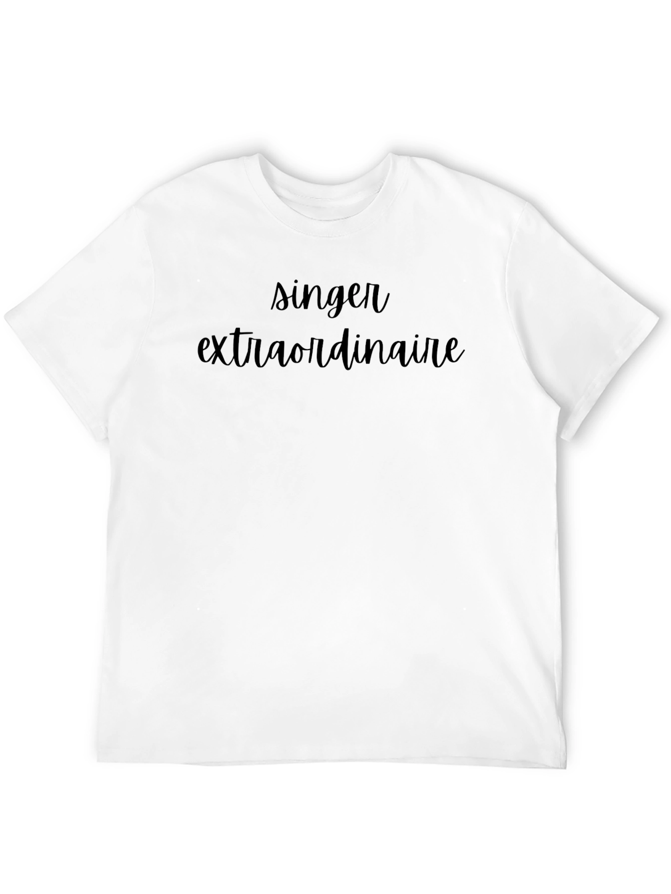 Singer Extraordinaire Black Graphic Tee