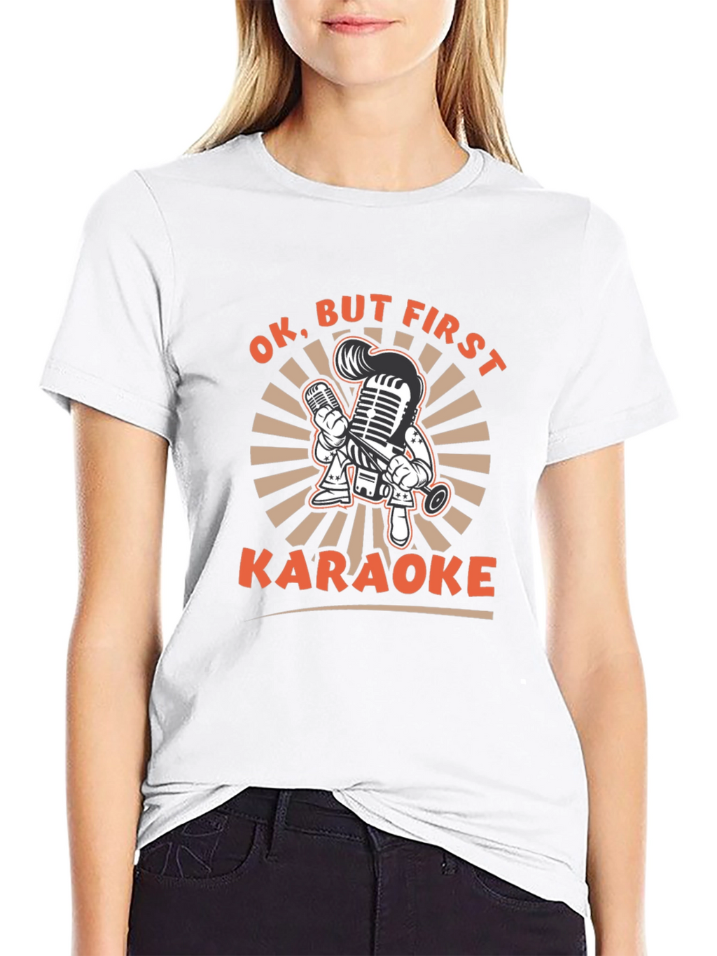 Karaoke Graphic Tee - Black T-Shirt