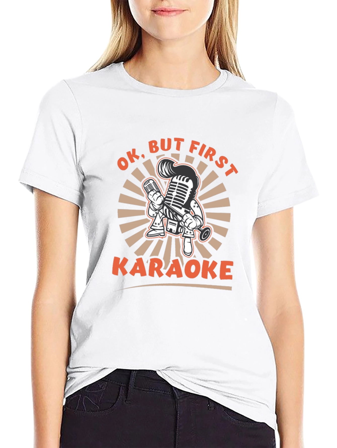 Karaoke Graphic Tee - Black T-Shirt