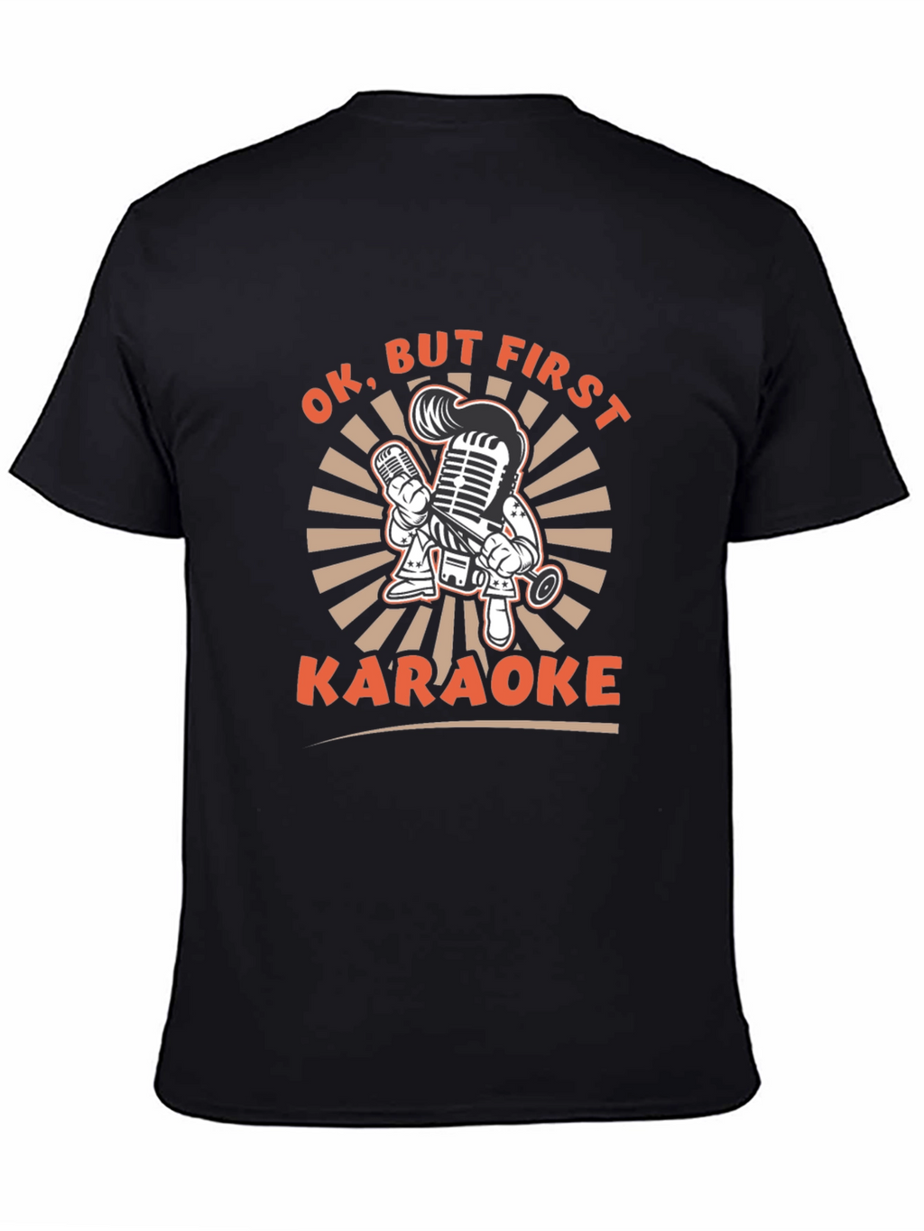 Karaoke Graphic Tee - Black T-Shirt