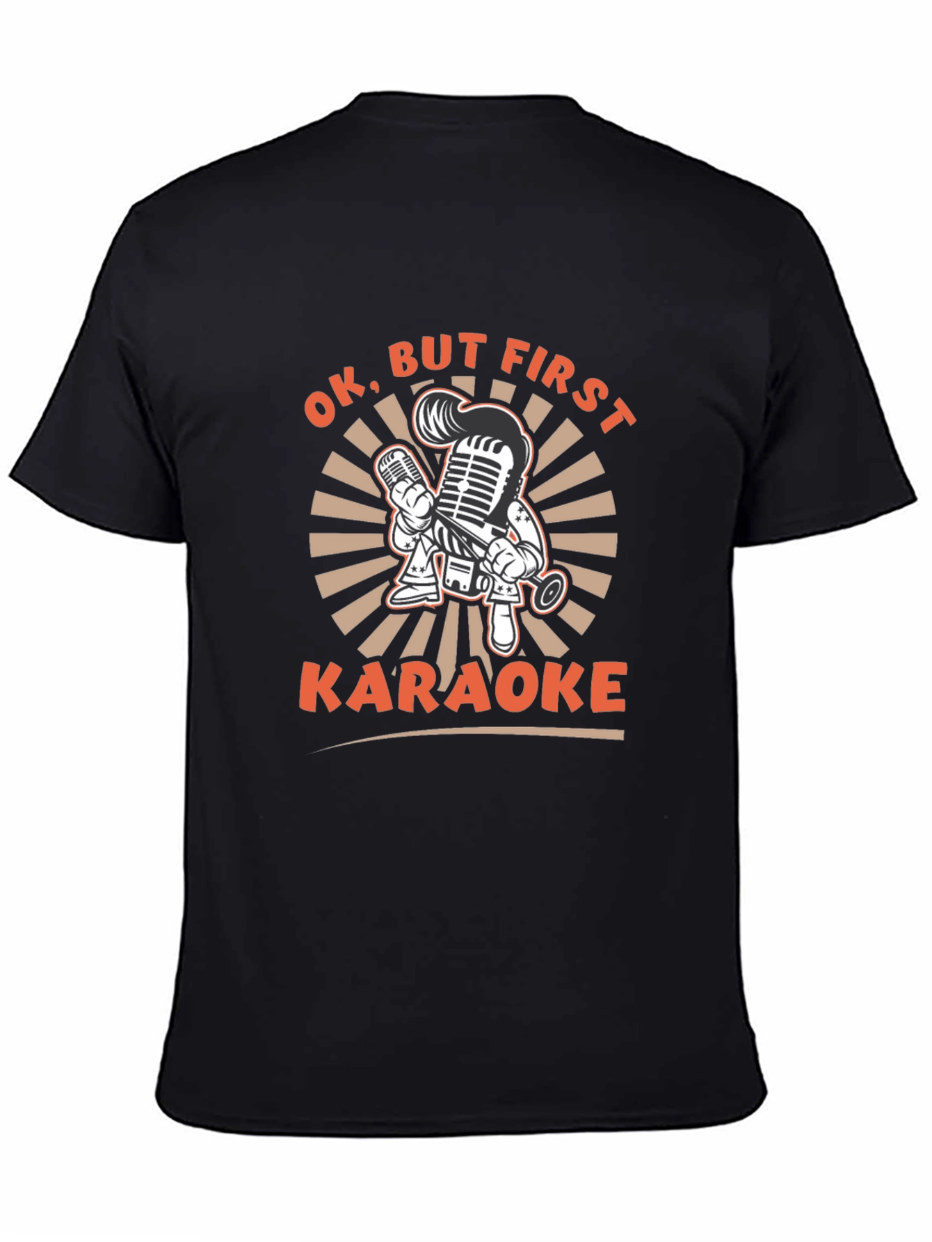 Karaoke Graphic Tee - Black T-Shirt