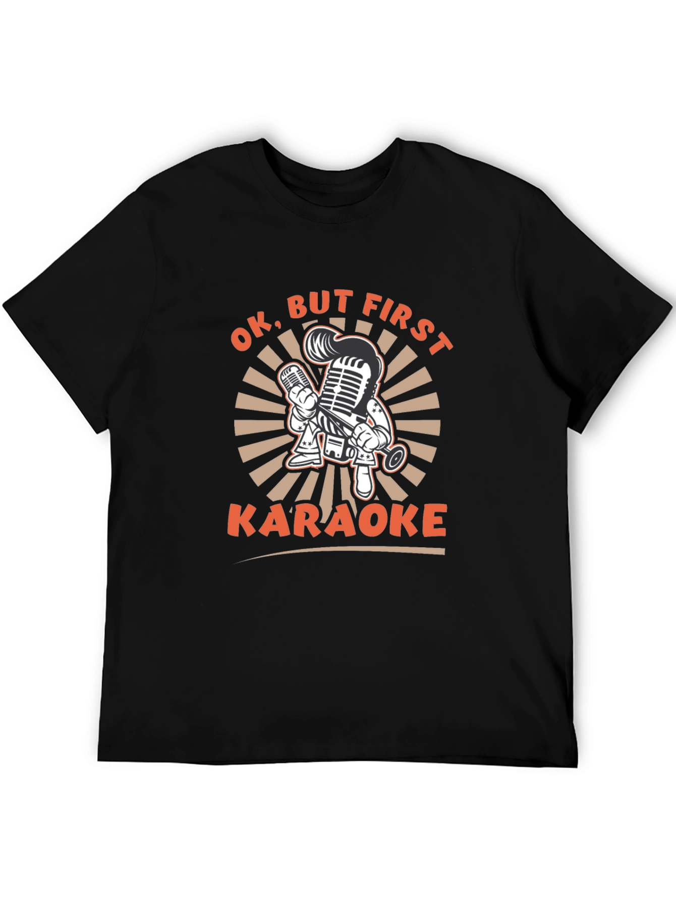 Karaoke Graphic Tee - Black T-Shirt