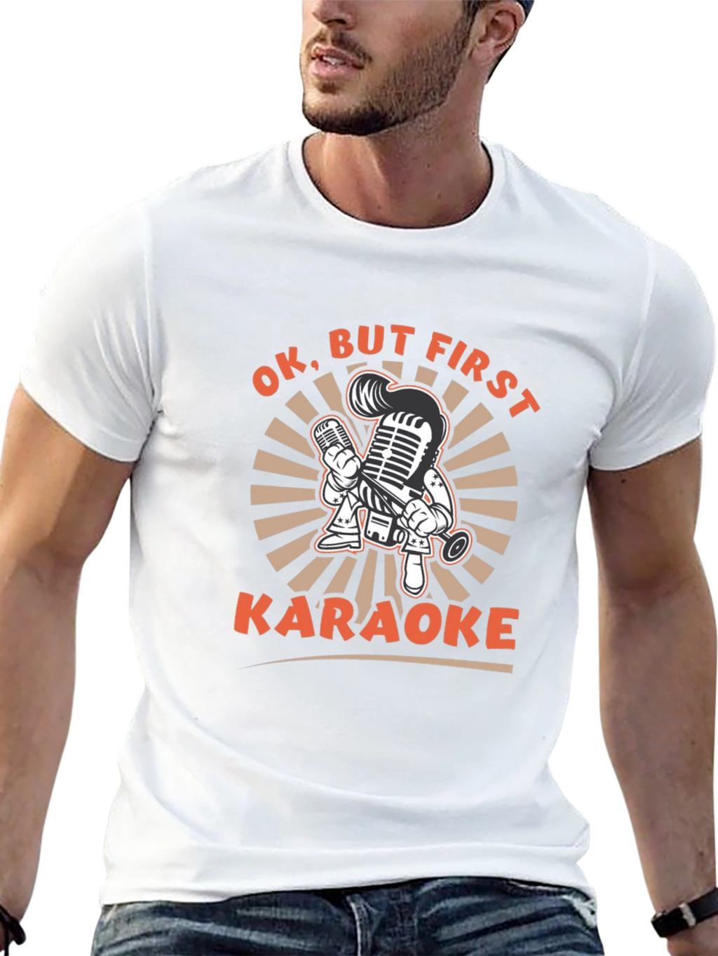 Karaoke Graphic Tee - Black T-Shirt