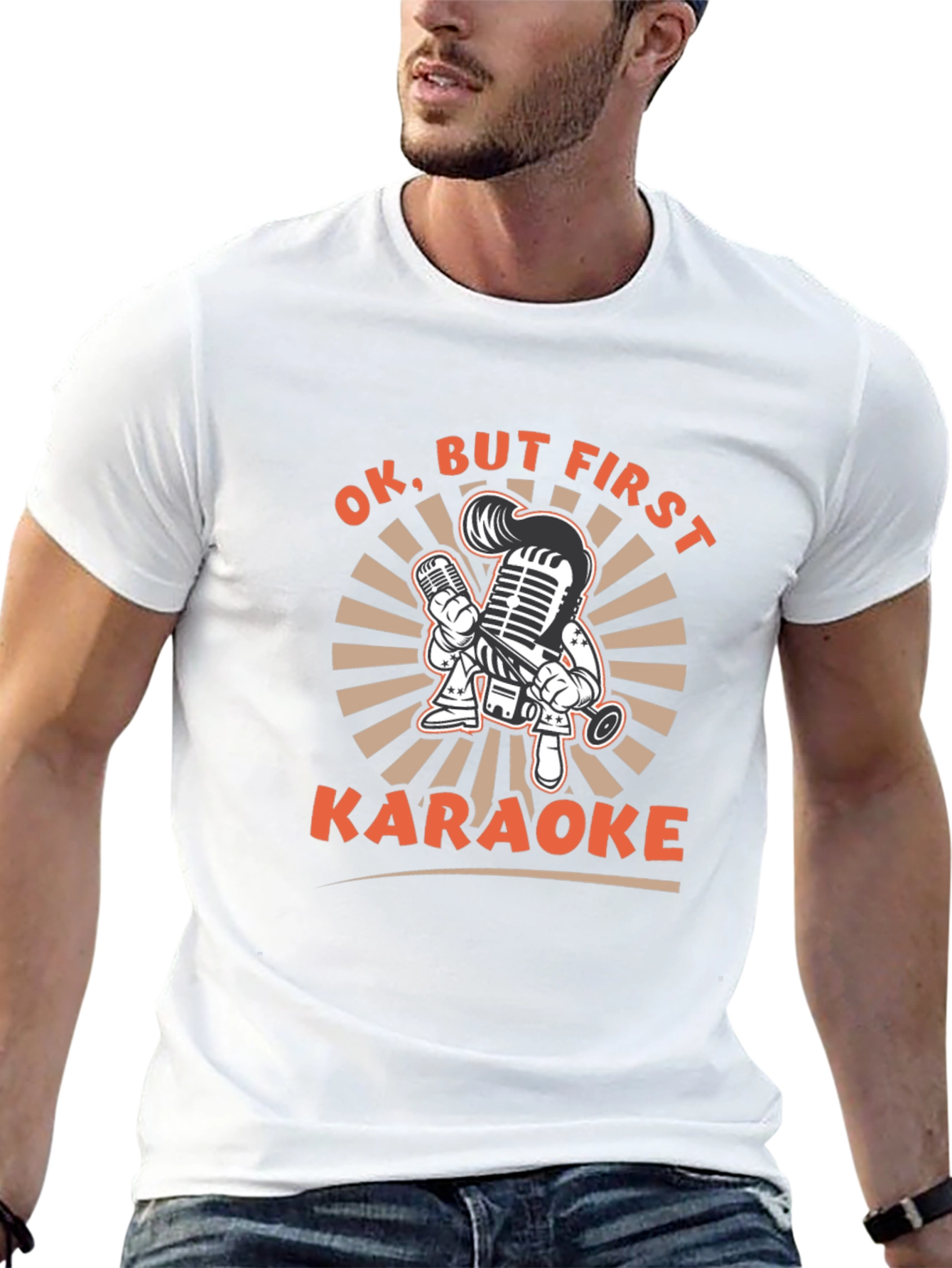 Karaoke Graphic Tee - Black T-Shirt