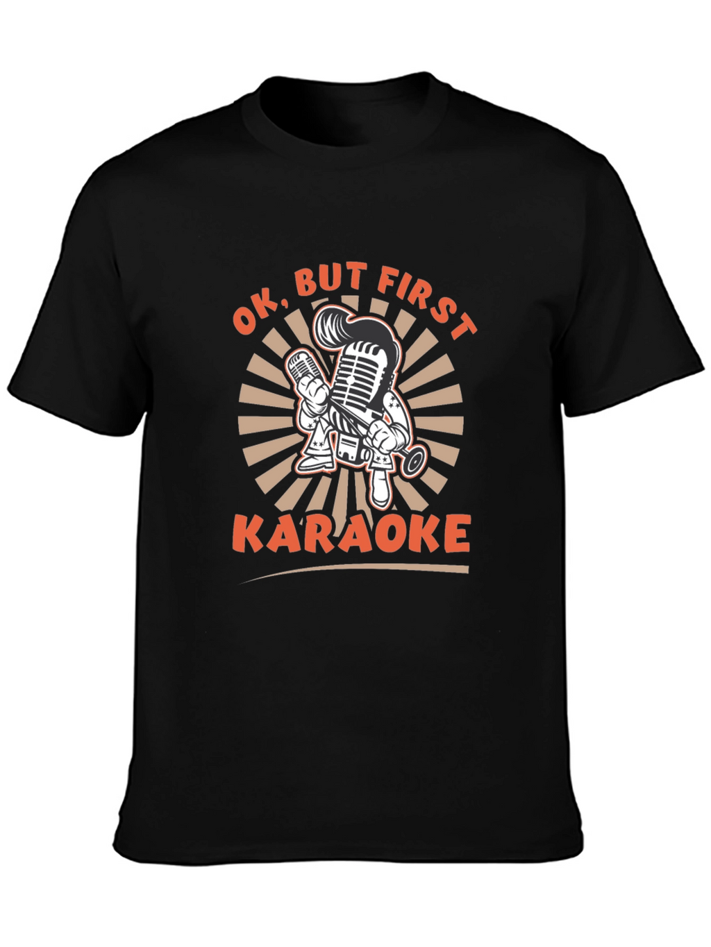Karaoke Graphic Tee - Black T-Shirt