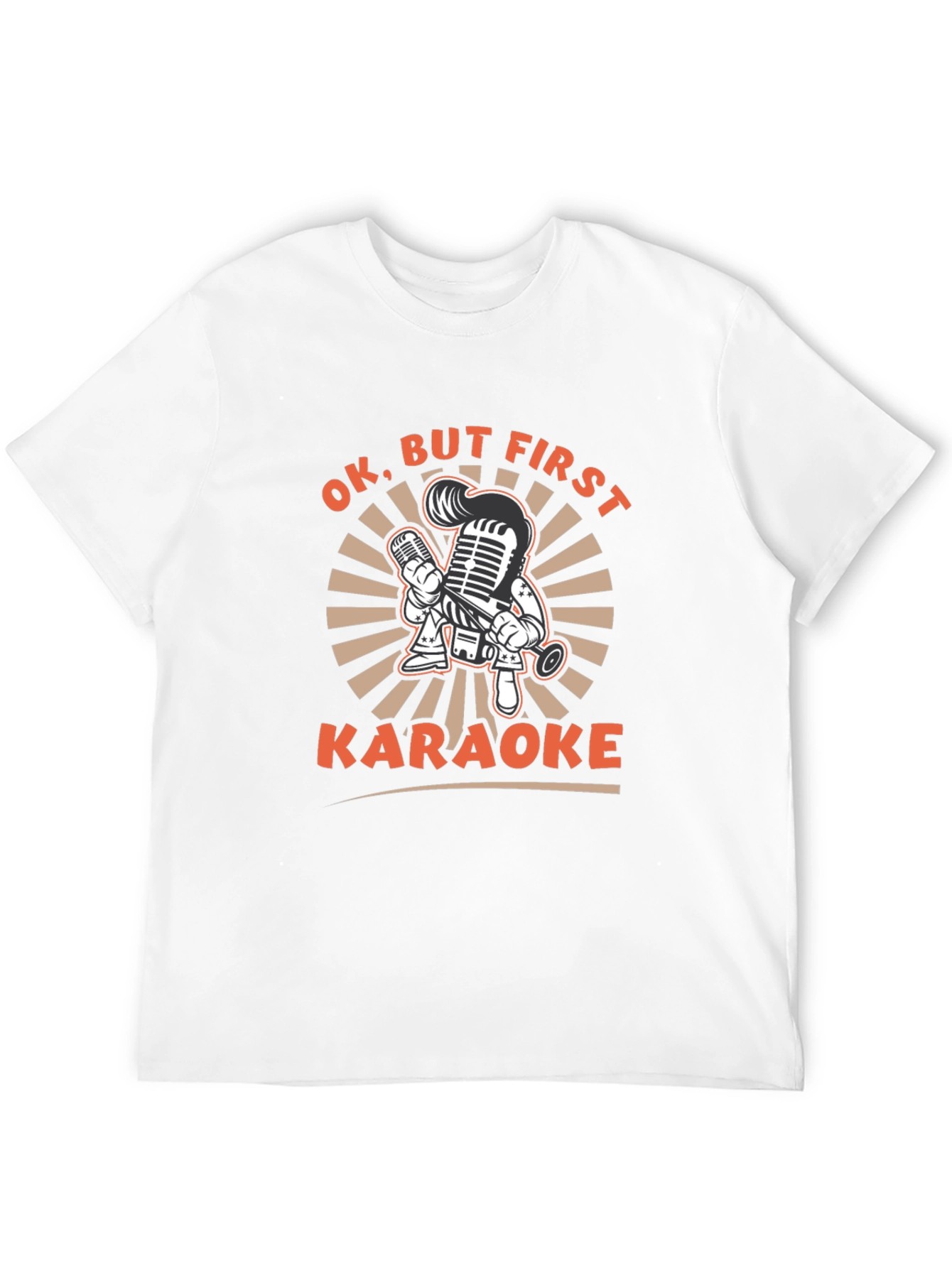 Karaoke Graphic Tee - Black T-Shirt