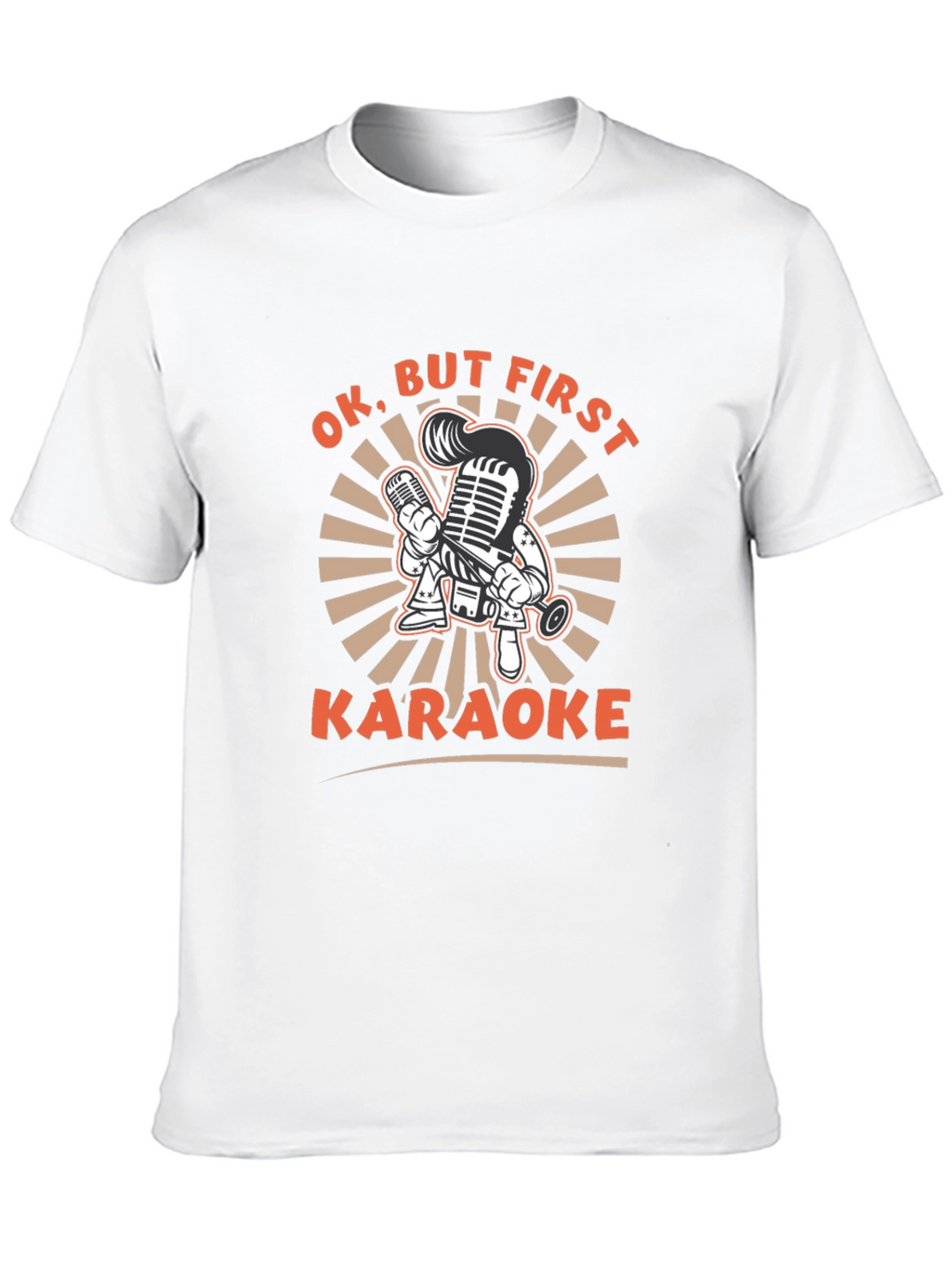 Karaoke Graphic Tee - Black T-Shirt
