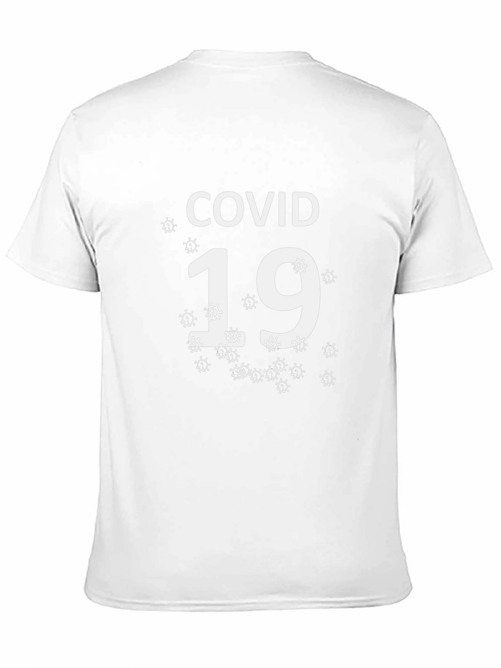COVID-19 Graphic Tee - Black Crew Neck