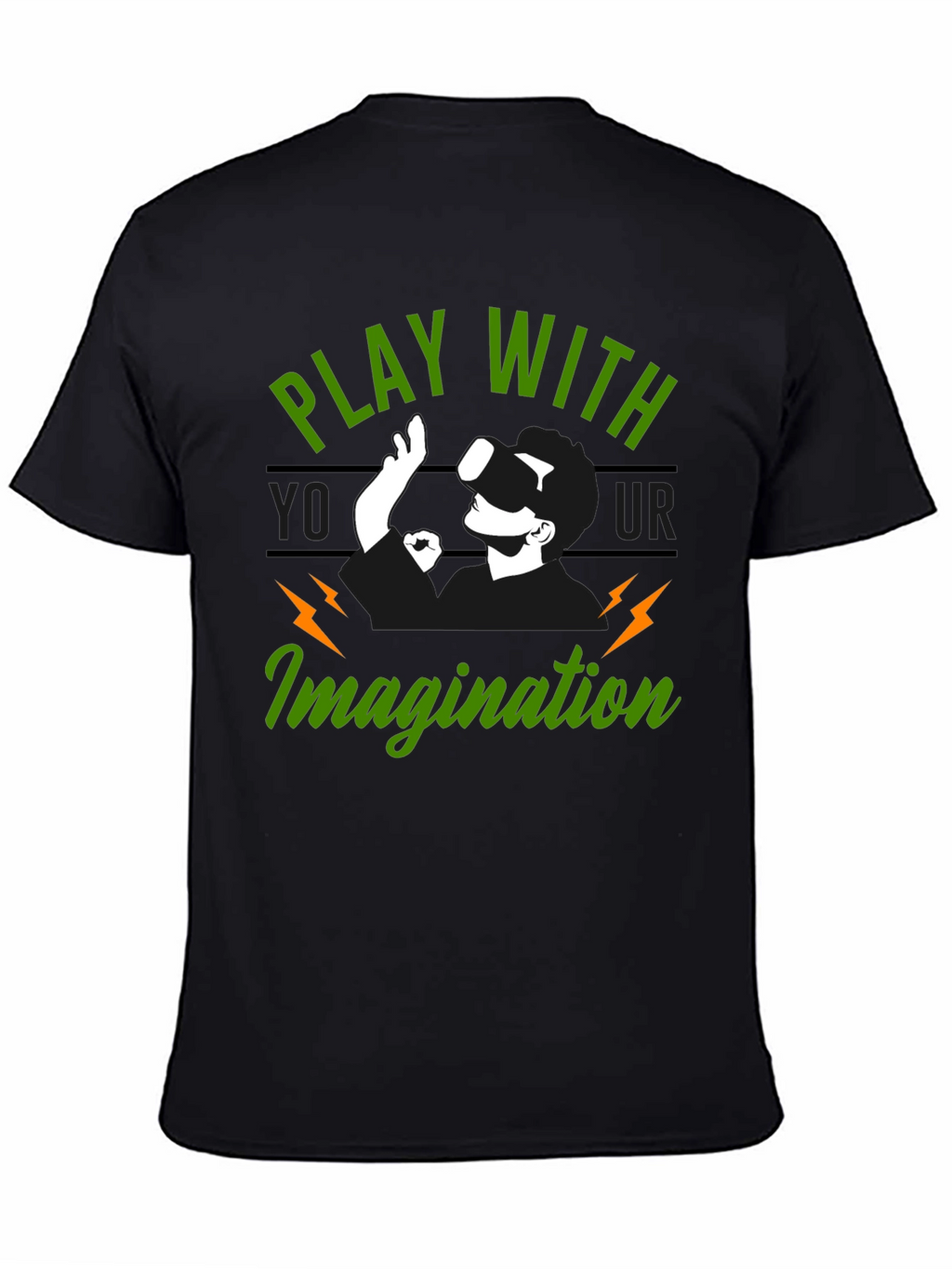 Play With Your Imagination VR Gamer Graphic Tee