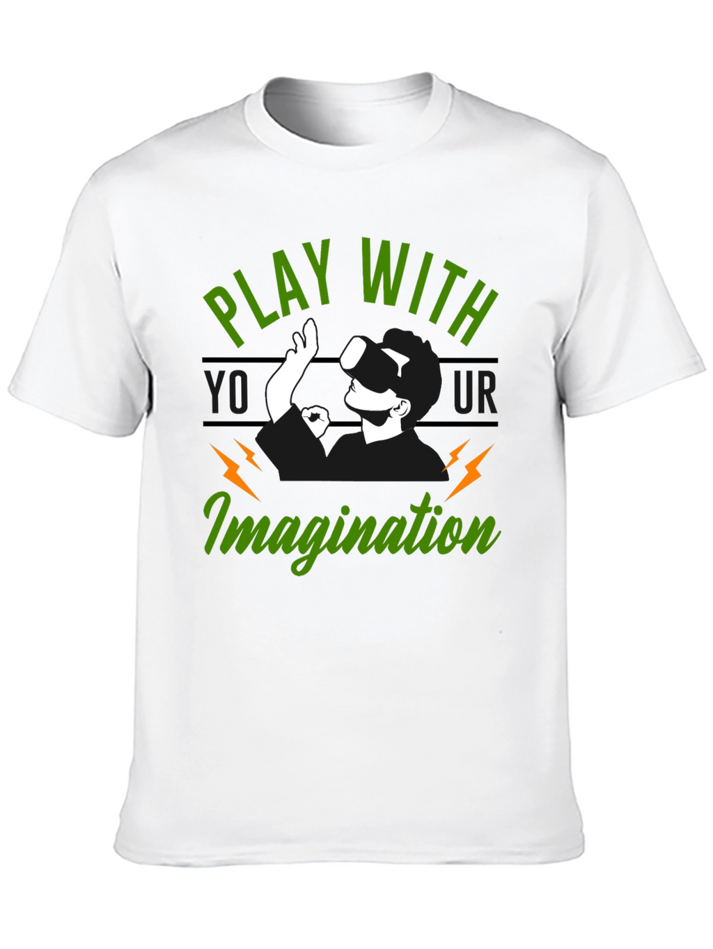 Play With Your Imagination VR Gamer Graphic Tee