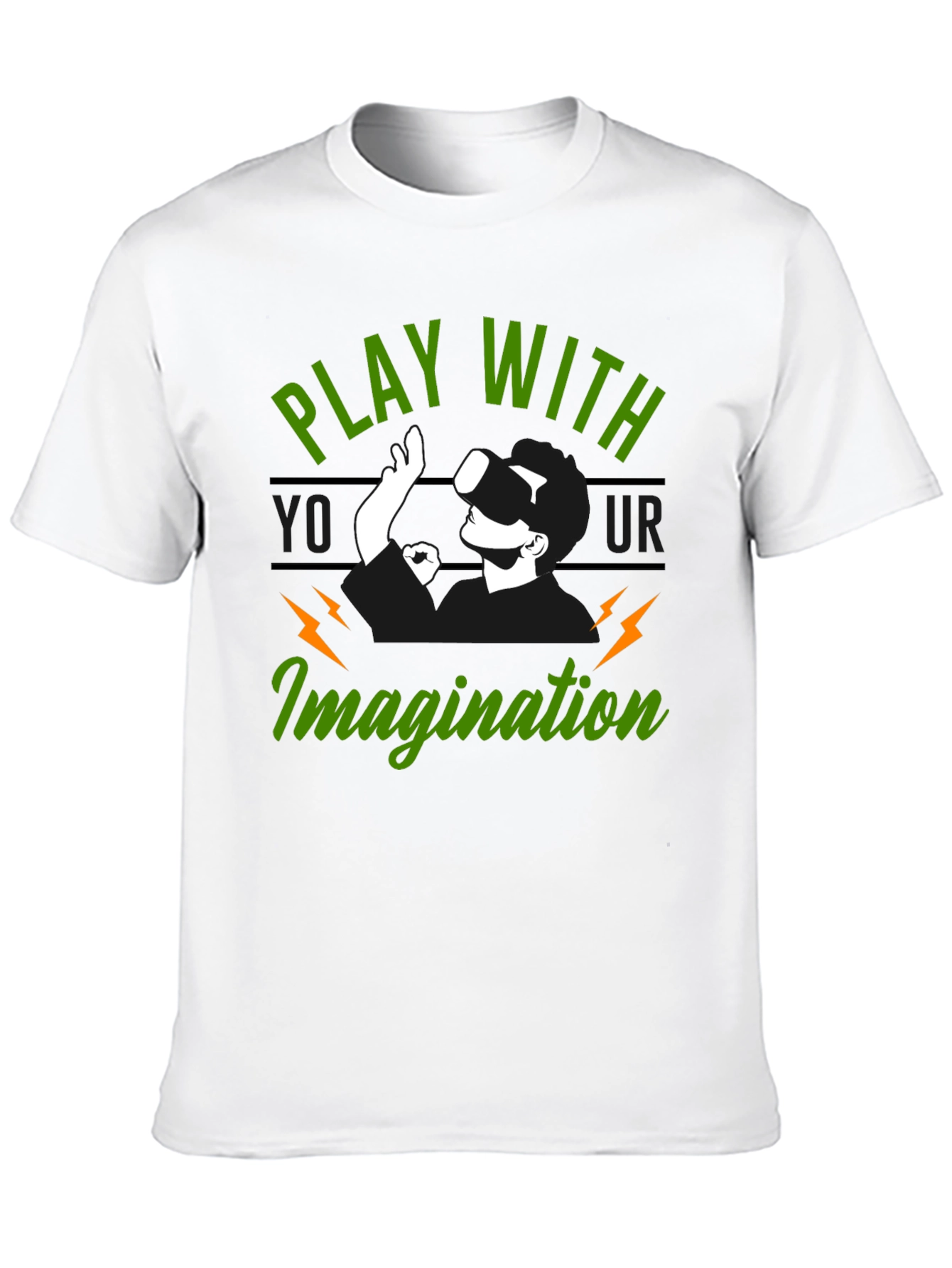 Play With Your Imagination VR Gamer Graphic Tee