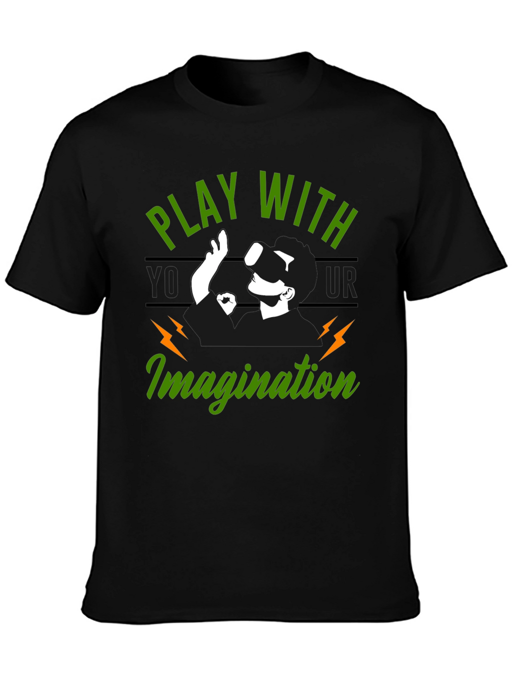 Play With Your Imagination VR Gamer Graphic Tee