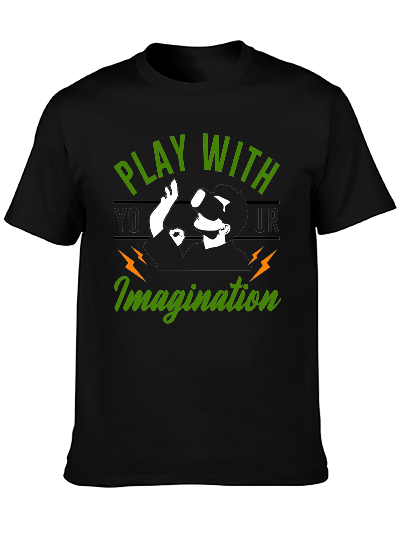 Play With Your Imagination VR Gamer Graphic Tee