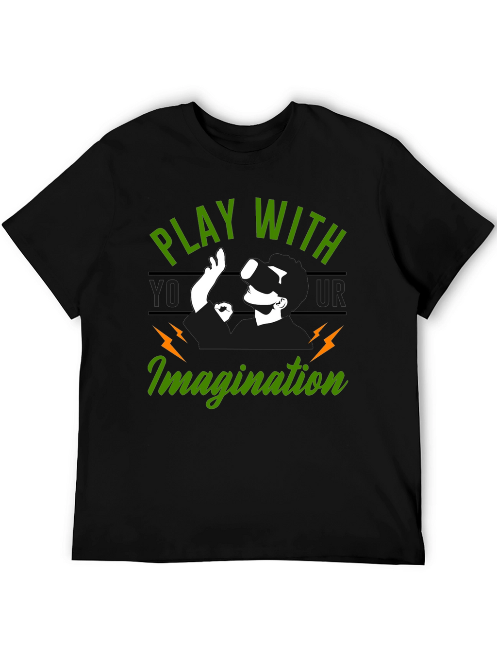 Play With Your Imagination VR Gamer Graphic Tee