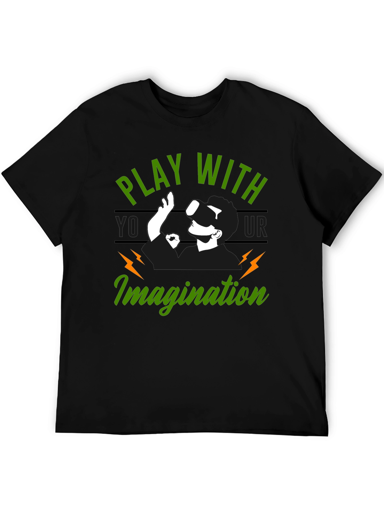 Play With Your Imagination VR Gamer Graphic Tee