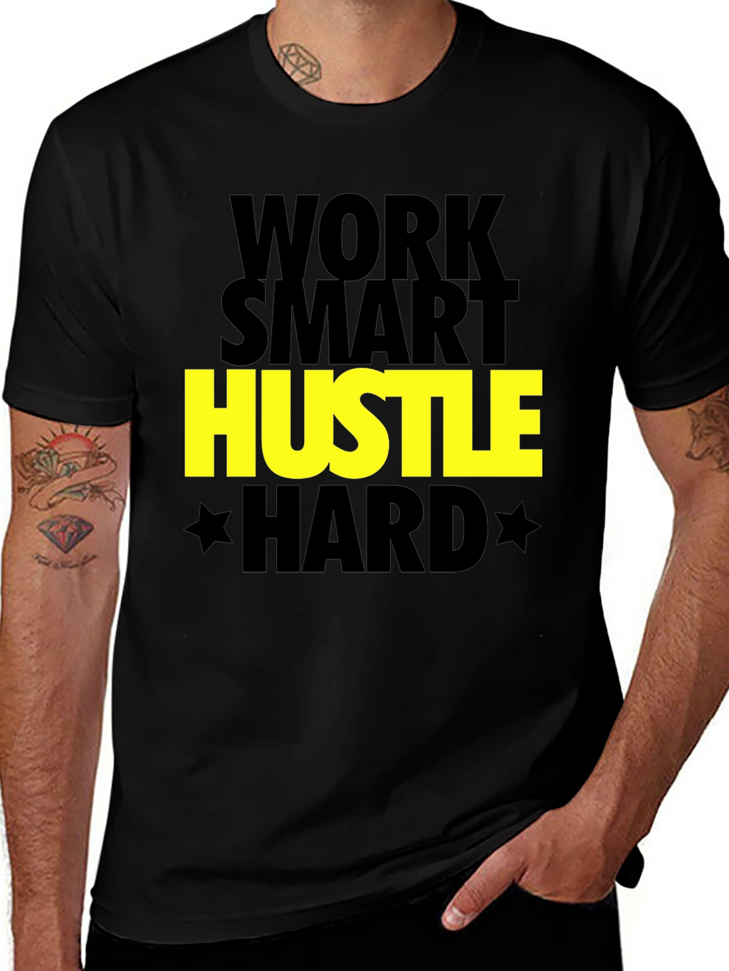Work Smart Hustle Hard Graphic Tee