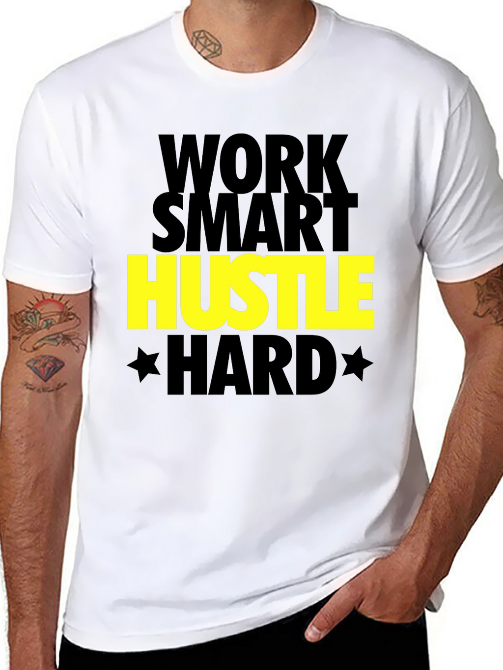 Work Smart Hustle Hard Graphic Tee