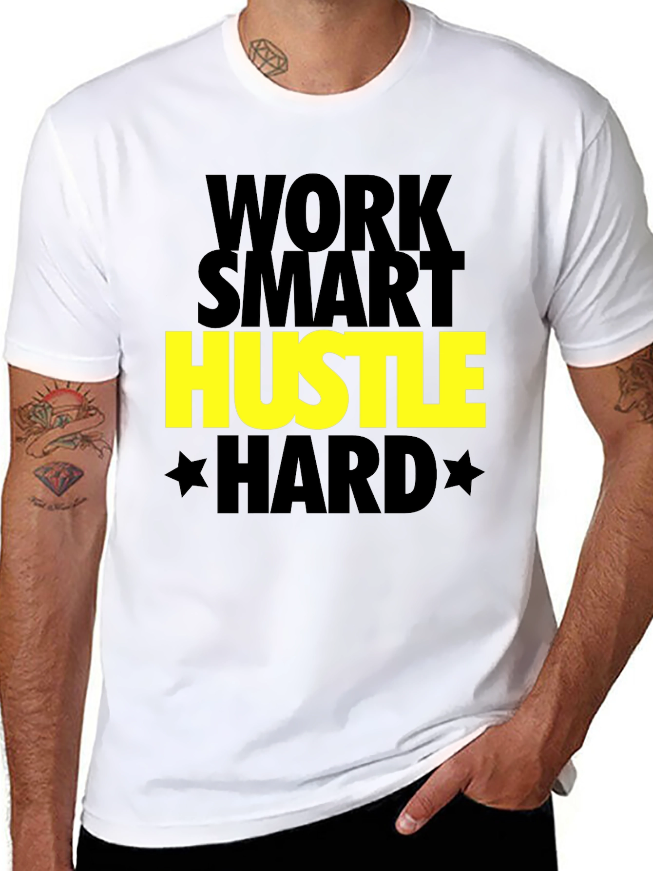Work Smart Hustle Hard Graphic Tee