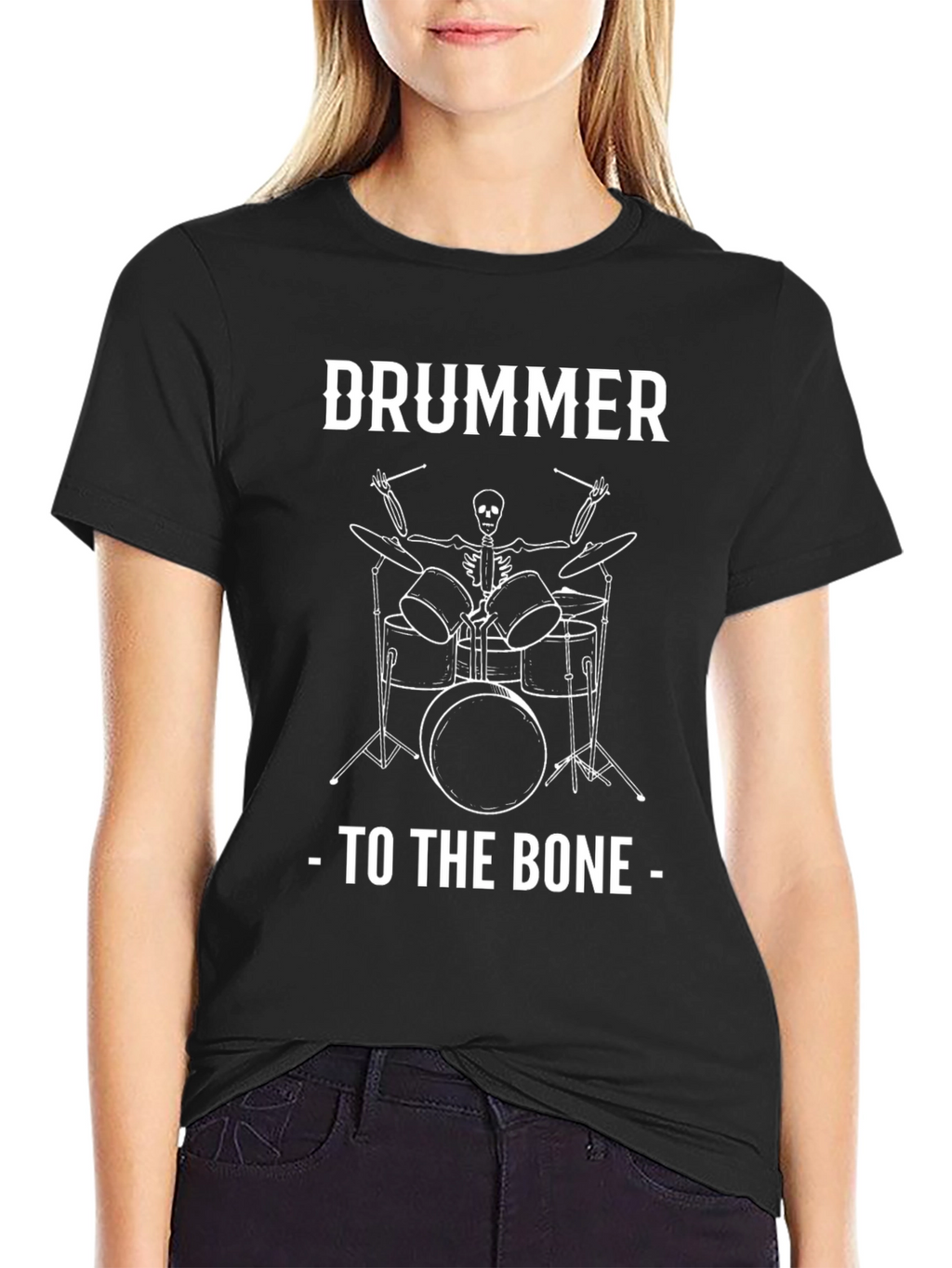 Drummer to the Bone Graphic Tee