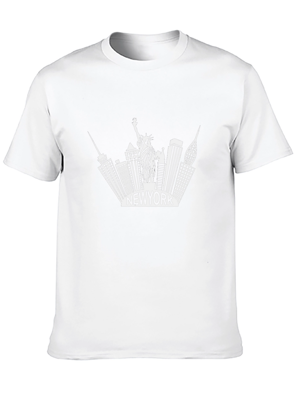New York Skyline Graphic Tee - Black
