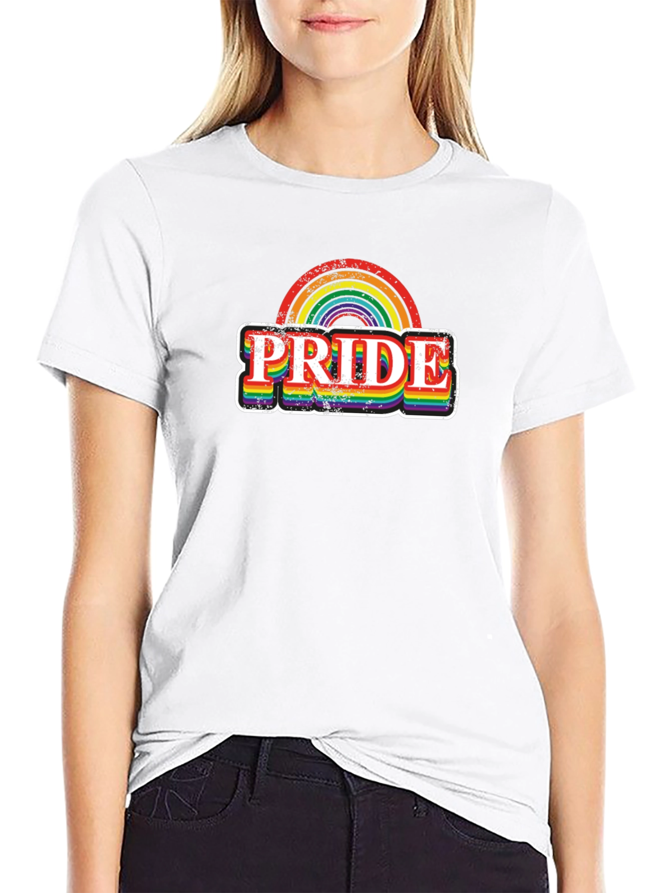 Rainbow Pride T-Shirt - Support LGBTQ+ Equality