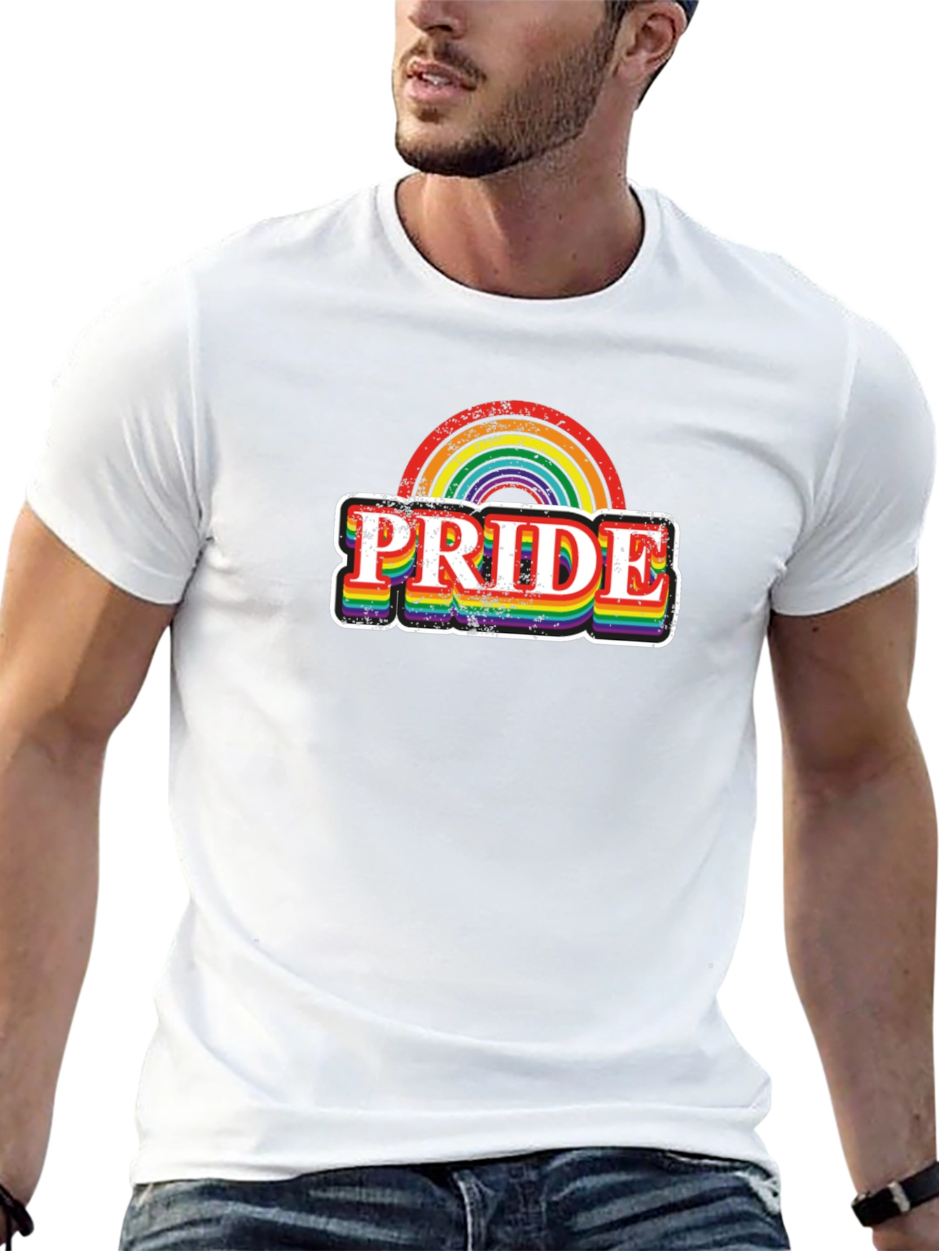 Rainbow Pride T-Shirt - Support LGBTQ+ Equality