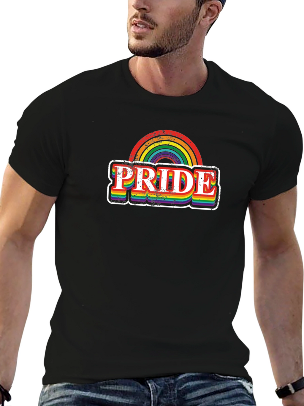 Rainbow Pride T-Shirt - Support LGBTQ+ Equality