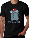 Fire Department Elephant T-Shirt